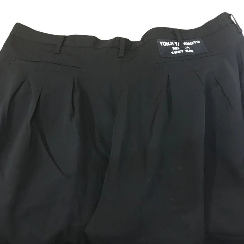 Yohji Yamamoto Yohji Yamamoto pour homme Cutout Tucked Wide Pants Size US 35 - 4 Thumbnail