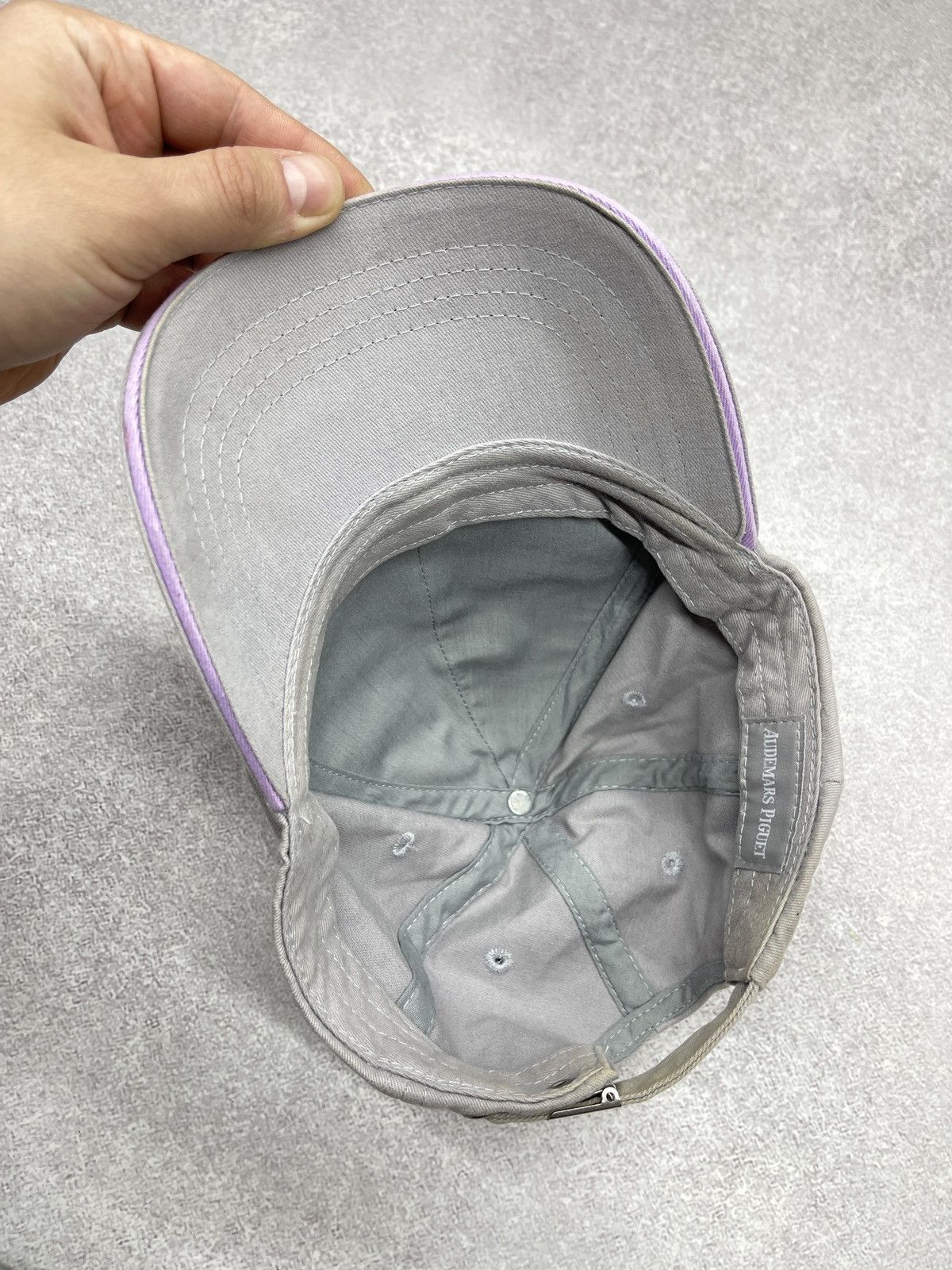 Audemars Piguet Audemars Piguet Novelty Limited AP Logo Cap Strapback Grey Size ONE SIZE - 8 Thumbnail