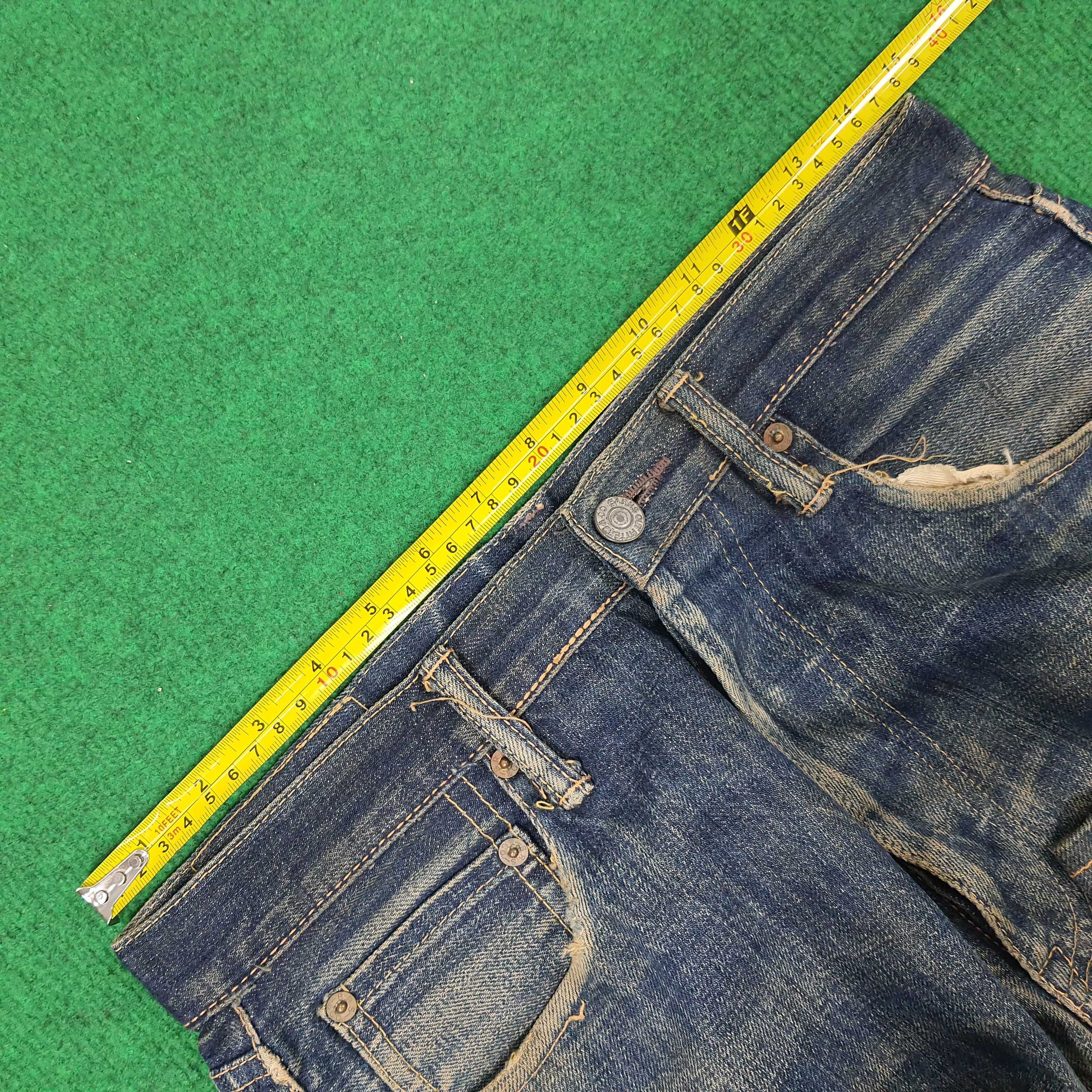 BARNS OUTFITTERS × Japanese Brand × Vintage Vintage Barns Outfitters Selvedge Repaired Jeans Size US 28 / EU 44 - 12 Thumbnail