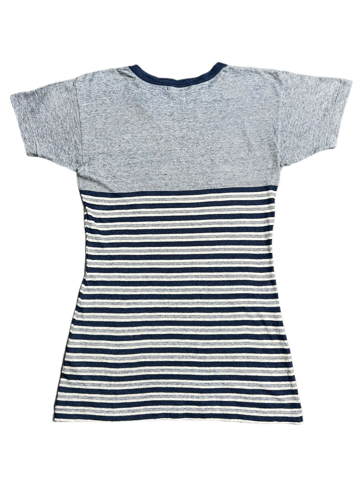 Vintage Issey Miyake Striped Single Stitch T-Shirt Size XS / US 0-2 / IT 36-38 - 13 Thumbnail
