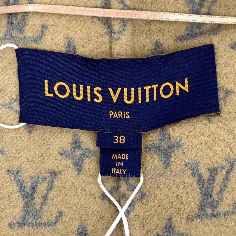 Louis Vuitton Louis Vuitton Brown printed wool bathrobe overcoat with ol Size XS / US 0-2 / IT 36-38 - 7 Thumbnail