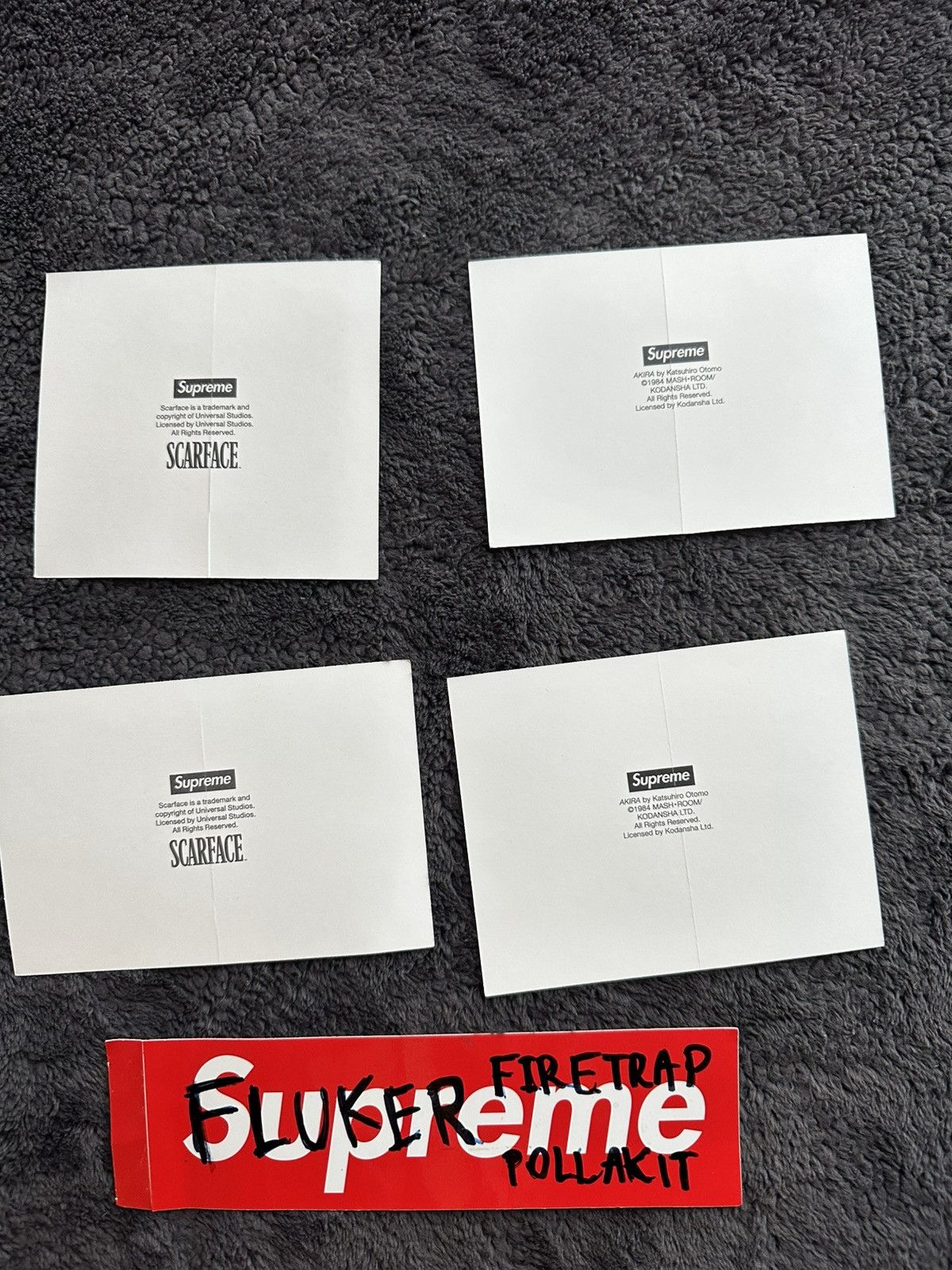 Supreme Supreme Scarface & Akira Stickers Size ONE SIZE - 2 Thumbnail