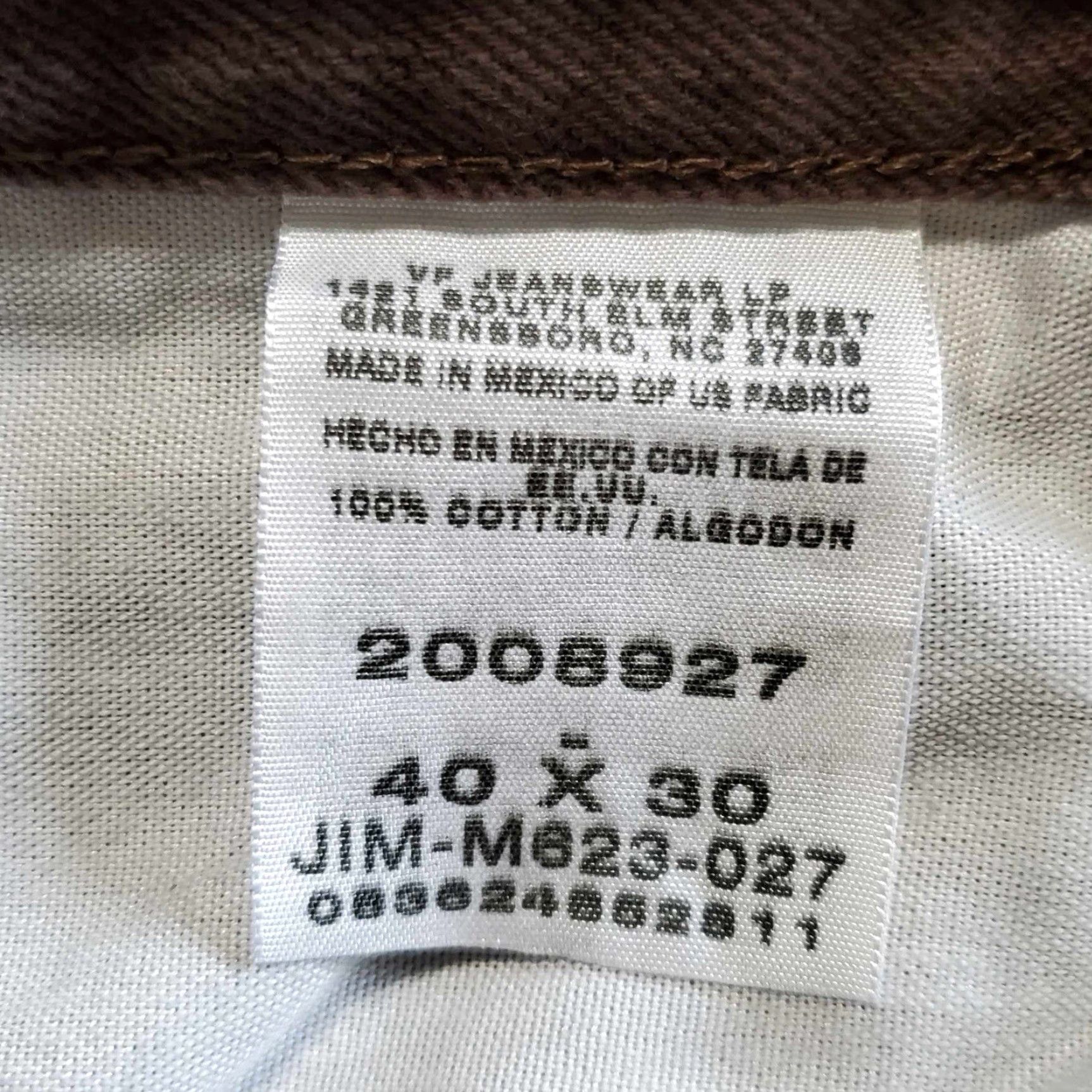Lee Lee Mens Jeans Size 38x30 Brown Regular Fit Straight Size US 38 / EU 54 - 3 Thumbnail
