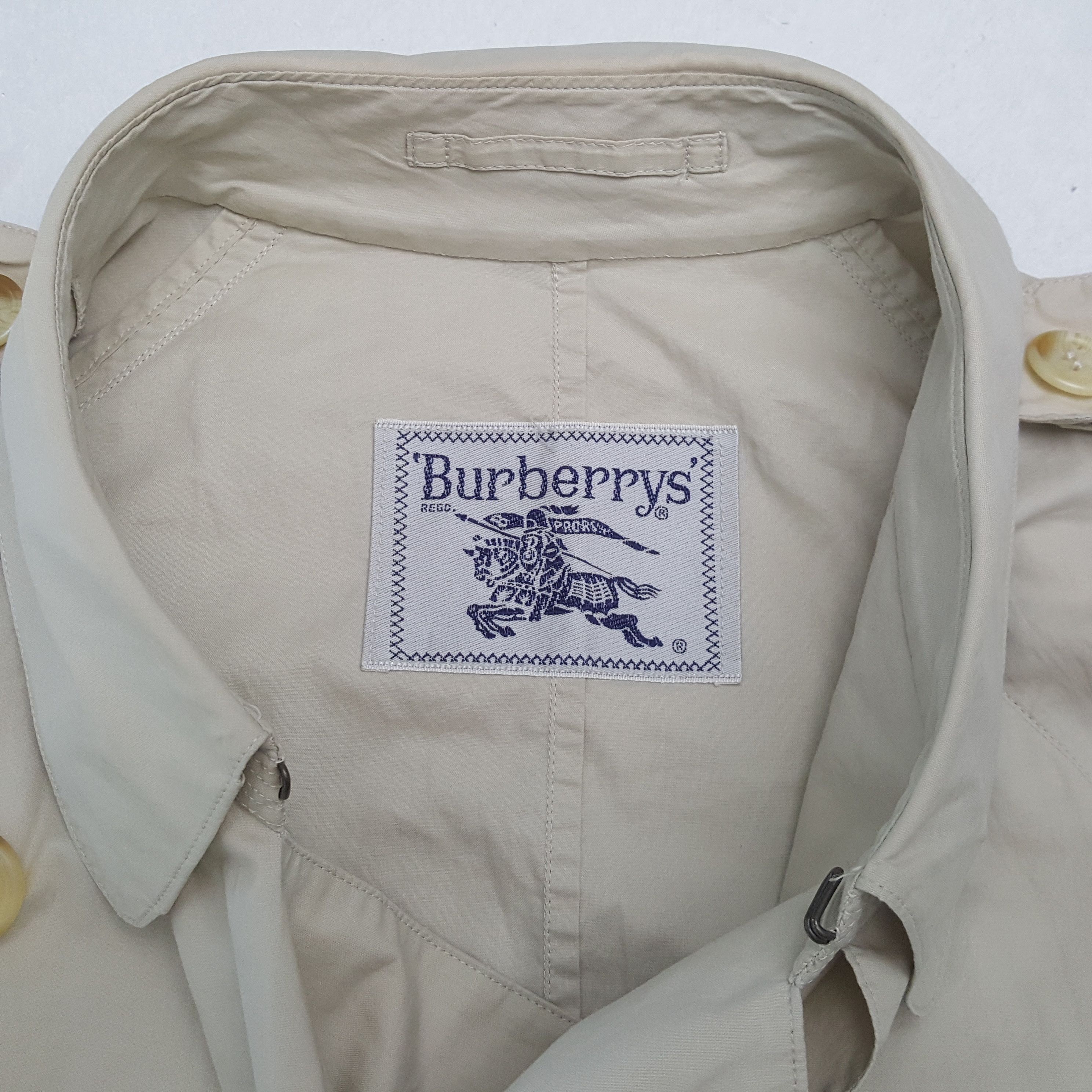 Burberry Burberrys Fashion Brand Trench Jacket RR29 Size S / US 4 / IT 40 - 6 Thumbnail
