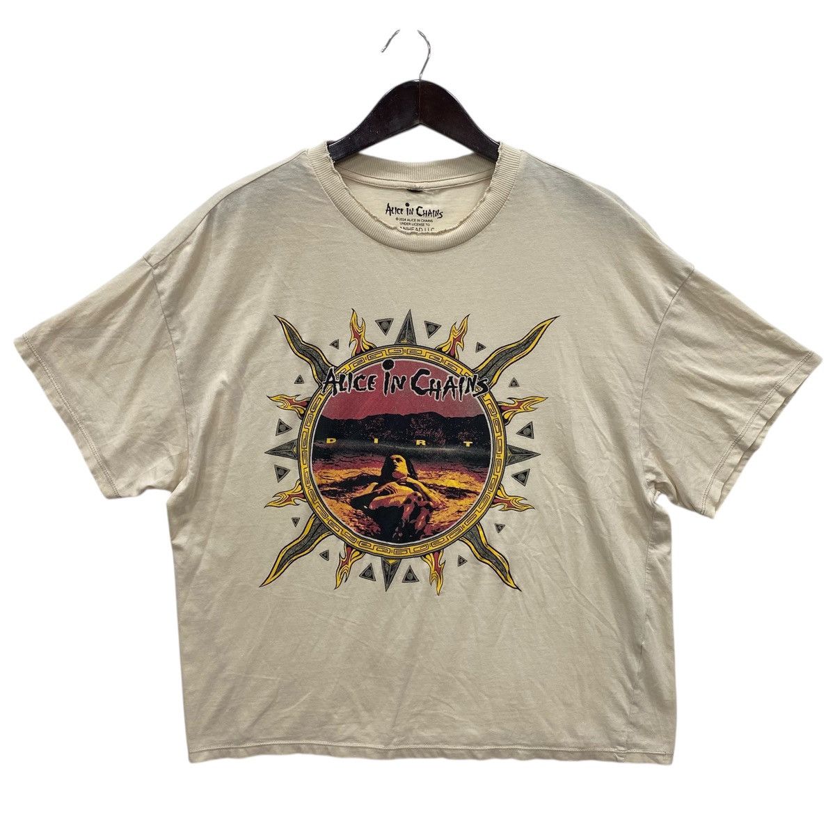 Band Tees 💥ALICE IN CHAIN grunge band dirt album distressed tee shirt Size US M / EU 48-50 / 2 - 1 Thumbnail