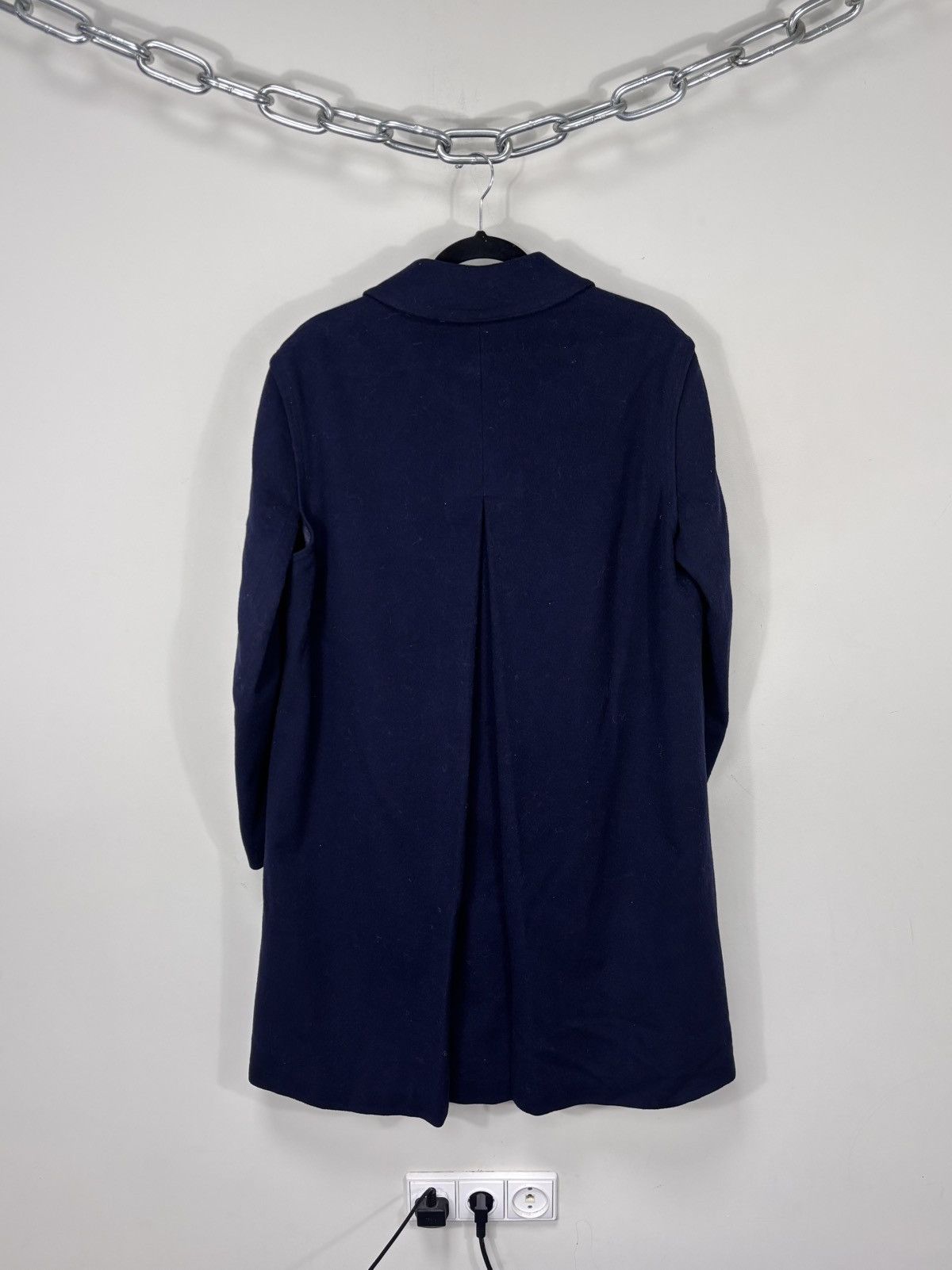 Other Vintage Lodenfrey Men’s Navy Blue Wool Long Coat Overcoat Size US M / EU 48-50 / 2 - 3 Thumbnail