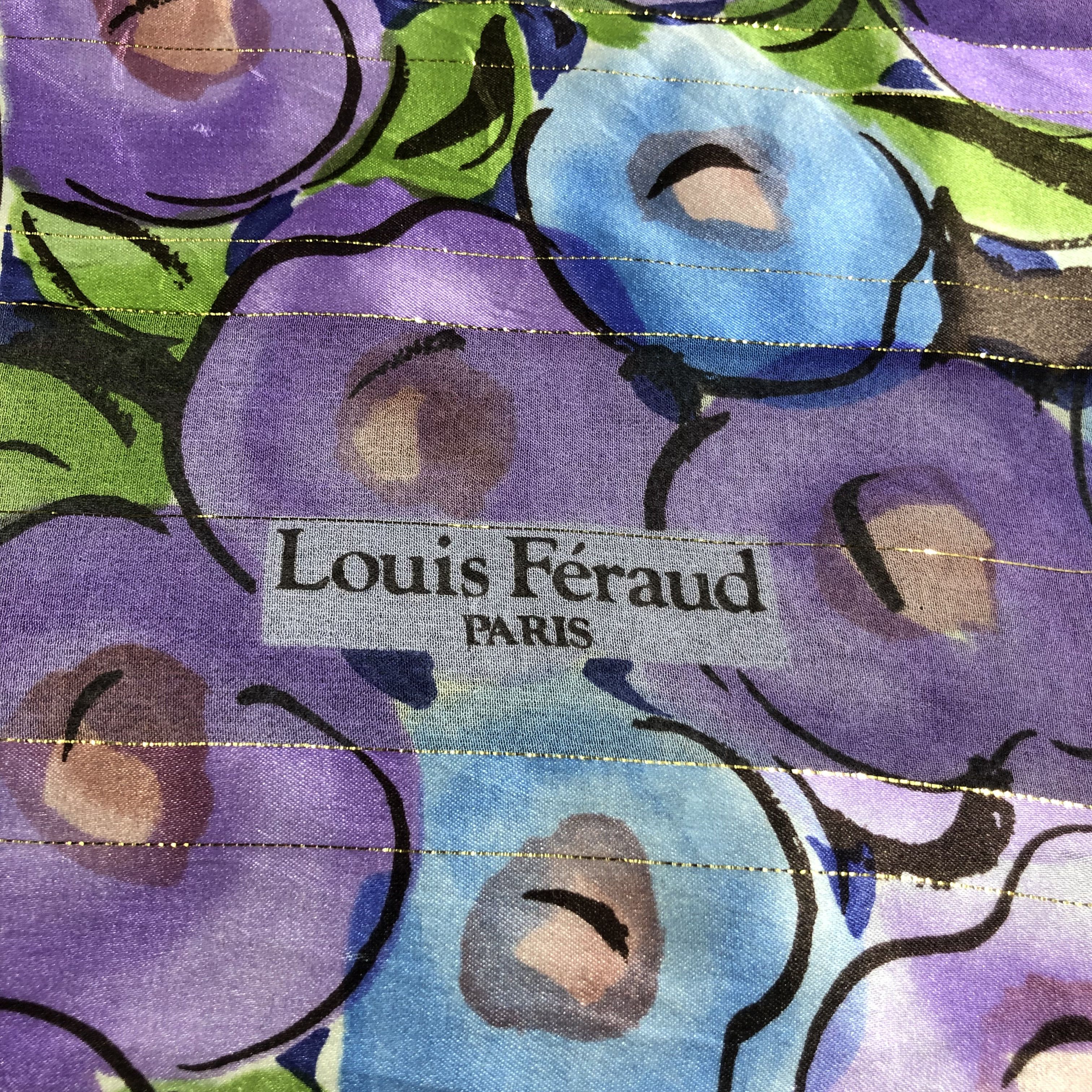 Louis Feraud Louis Feraud Abstract Silk Scarf M772 Size ONE SIZE - 3 Thumbnail