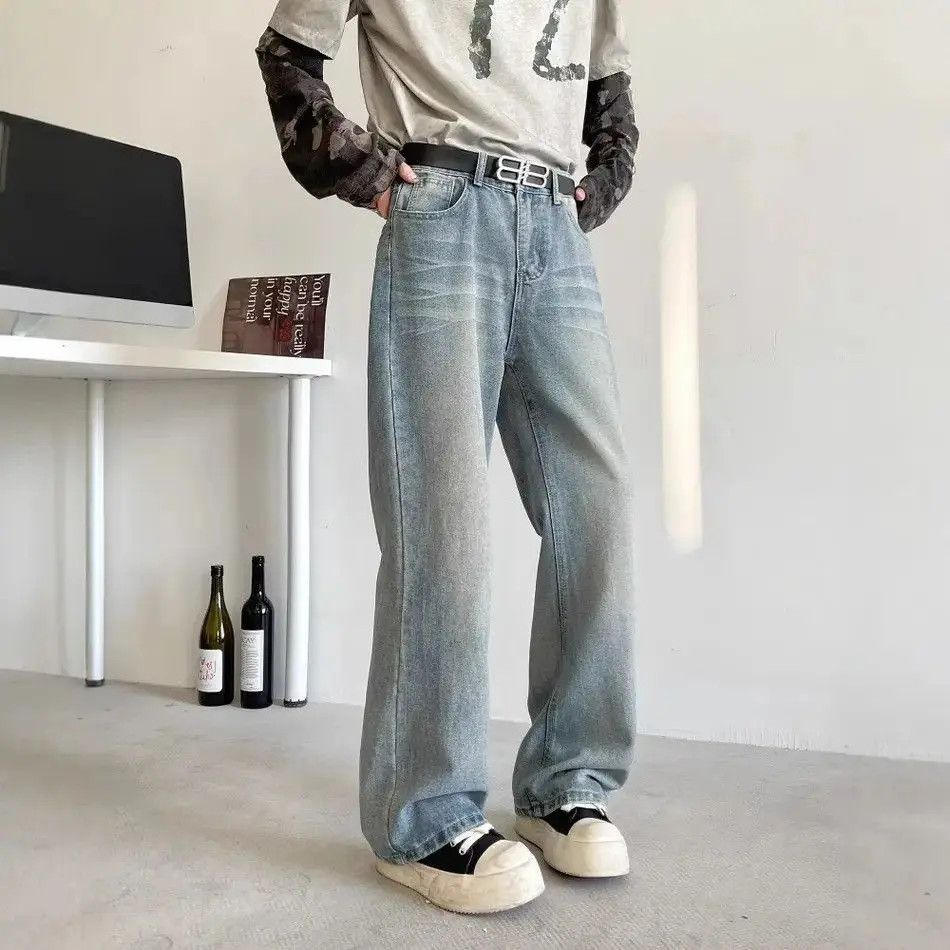 Japanese Brand Retro loose high street micro flared jeans Size US 32 / EU 48 - 2 Thumbnail