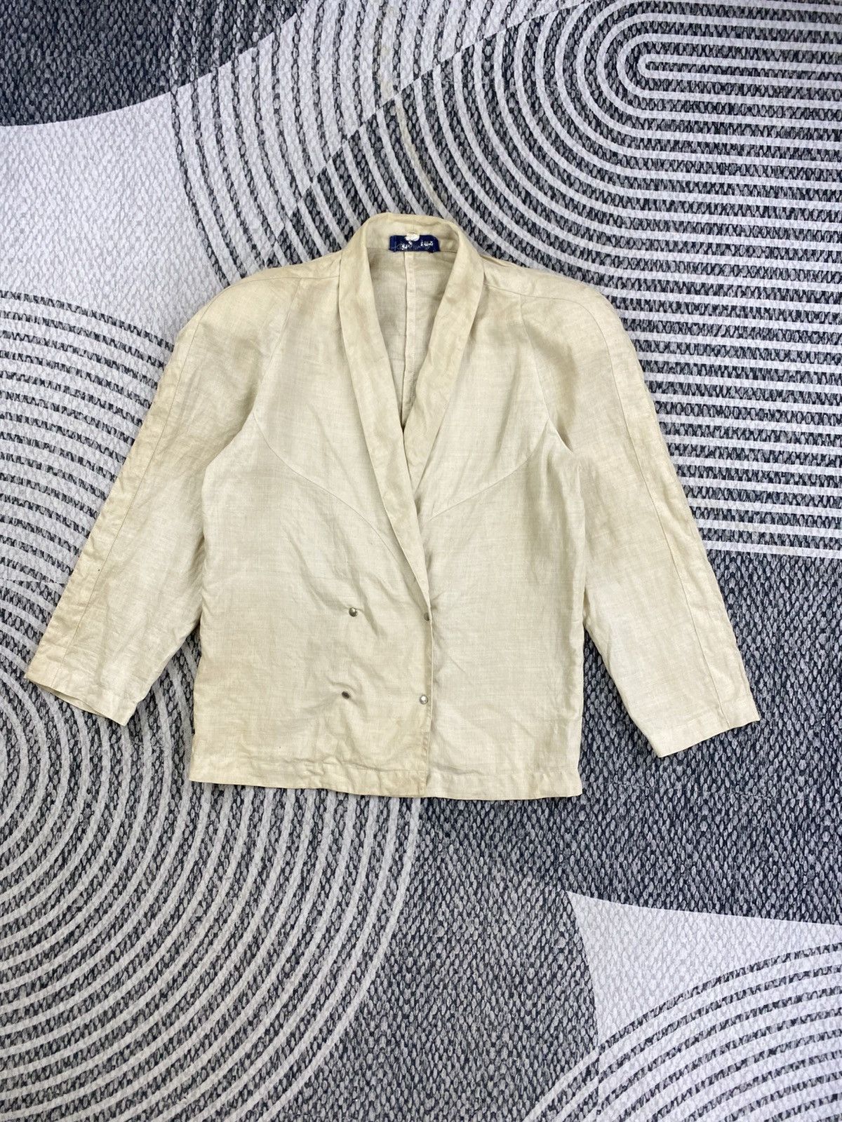 Thierry Mugler Vintage Thierry Mugler Linen Jacket Size M / US 6-8 / IT 42-44 - 1 Thumbnail