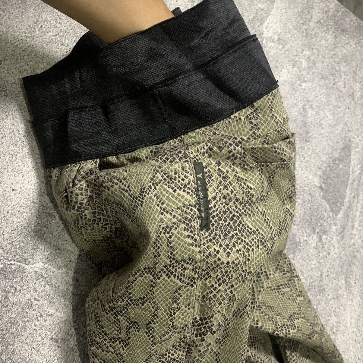Yohji Yamamoto SNAKESKIN PYTHON LEGGINGS YOHJIYAMAMOTO IFSIXWASNINE STYLE Size US 30 / EU 46 - 11 Thumbnail