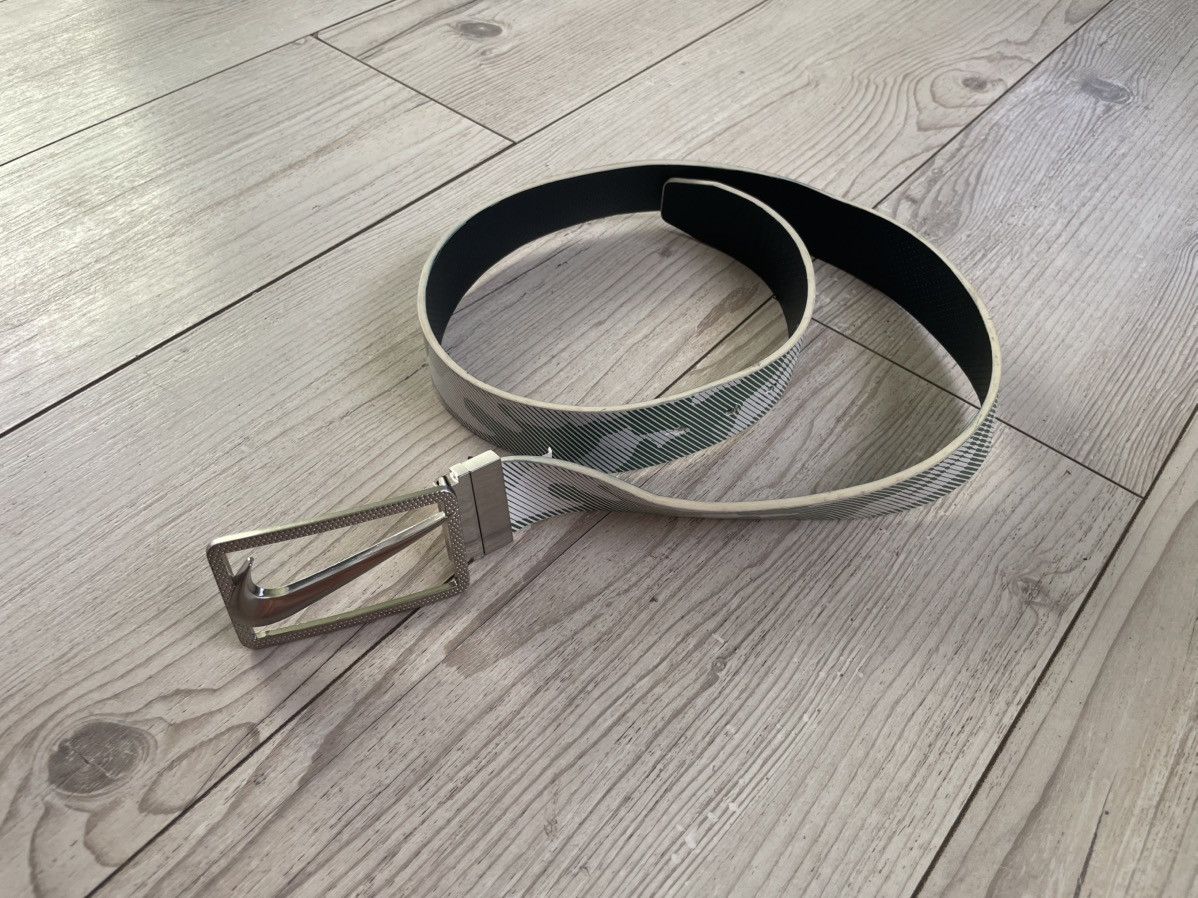 Nike Nike Golf - swoosh buckle leather belt Size ONE SIZE - 14 Thumbnail