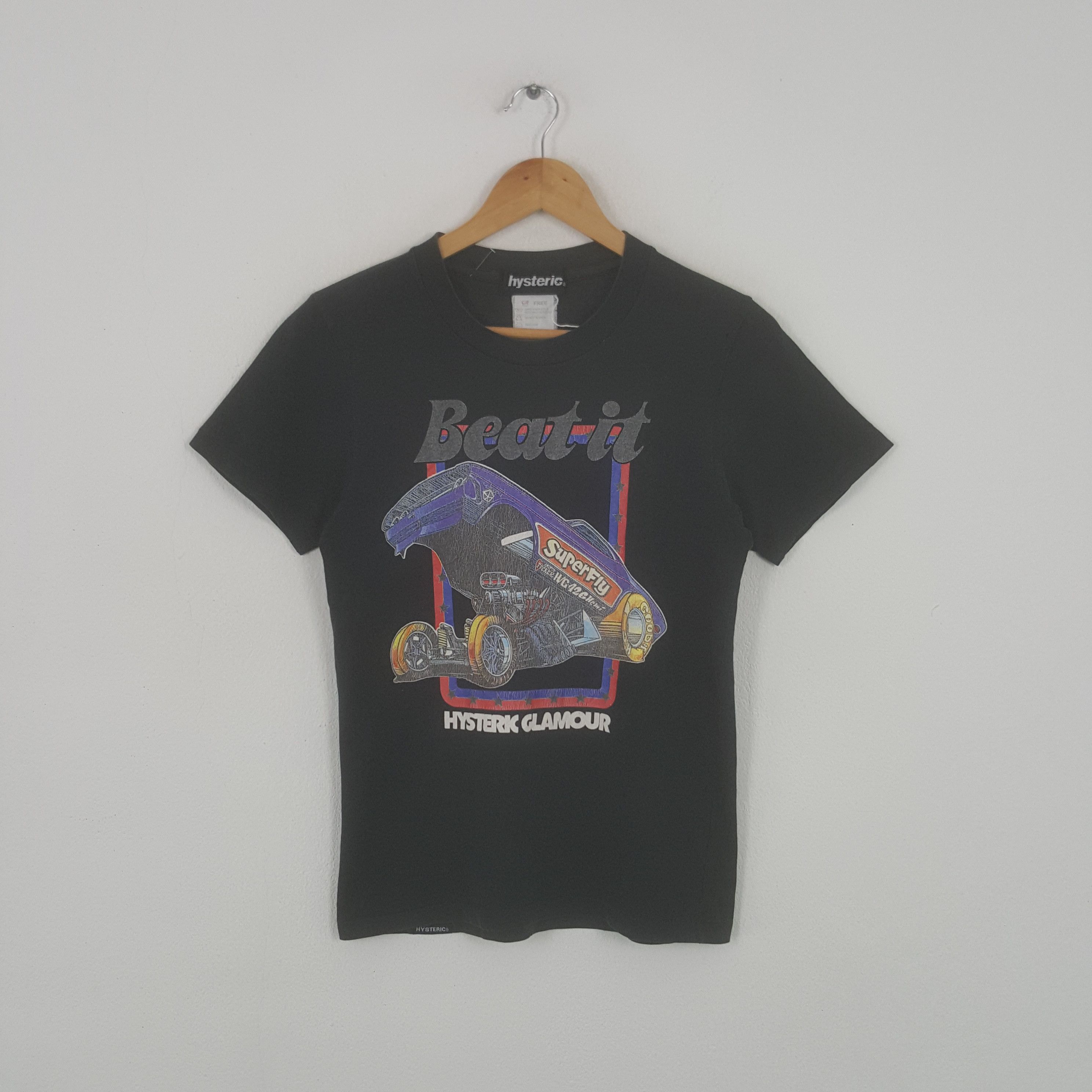 Hysteric Glamour × Japanese Brand × Vintage Vintage Hysteric Glamour Japanese Brand Racing Tshirt Size XS / US 0-2 / IT 36-38 - 1 Thumbnail