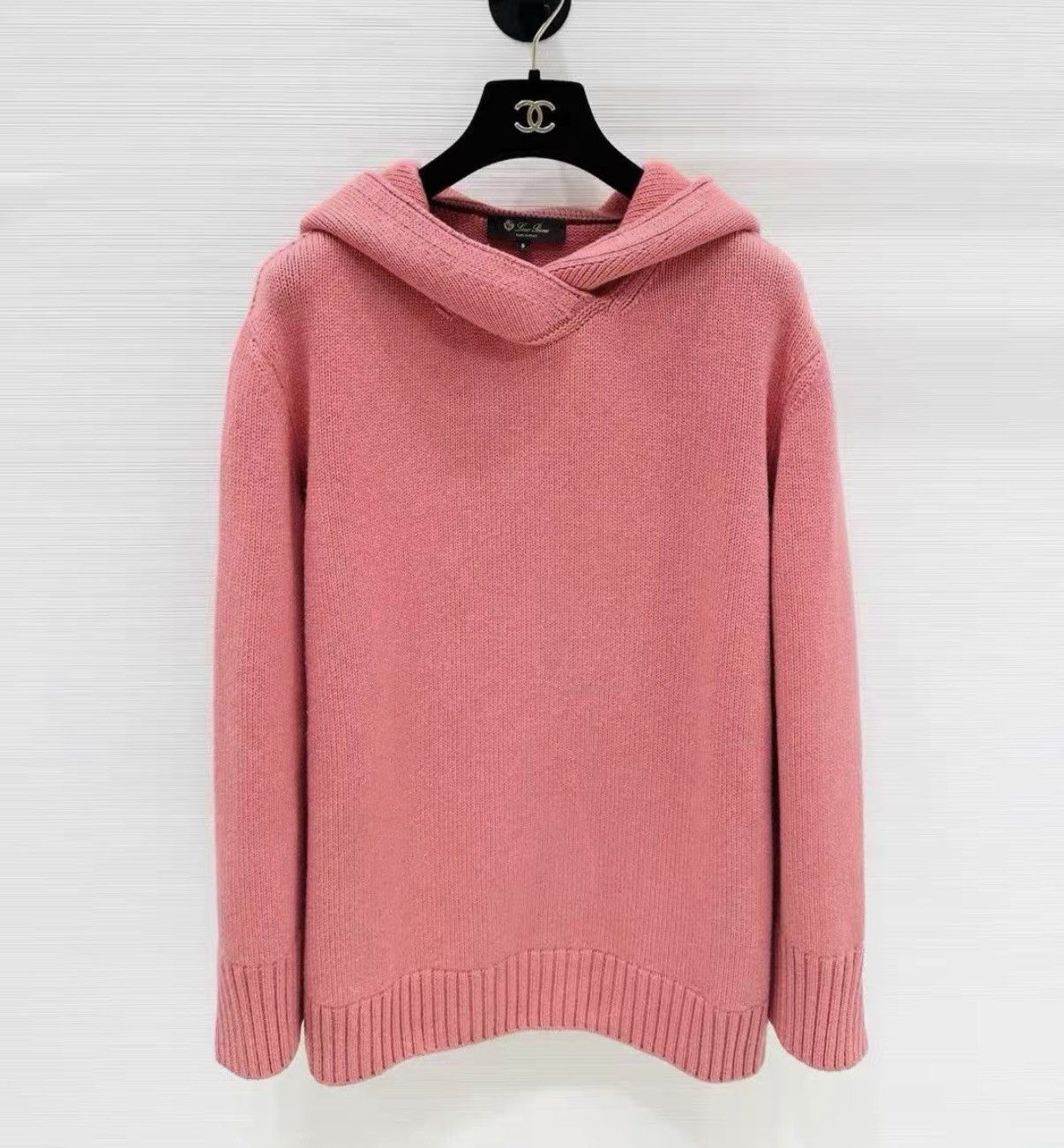 Loro Piana LORO PIANA Pink Cashmere Hooded Sweater J33 Size US S / EU 44-46 / 1 - 1 Thumbnail