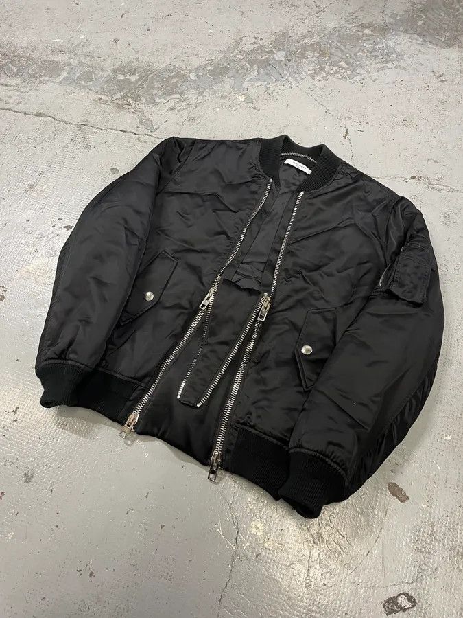 Givenchy AW2016 Givenchy Black Asymmetrical 2 Zips Bomber Jacket Size US M / EU 48-50 / 2 - 8 Thumbnail
