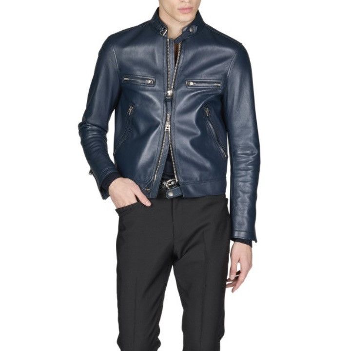 Tom Ford Tom Ford Leather Jacket in Medium Size US M / EU 48-50 / 2 - 1 Thumbnail