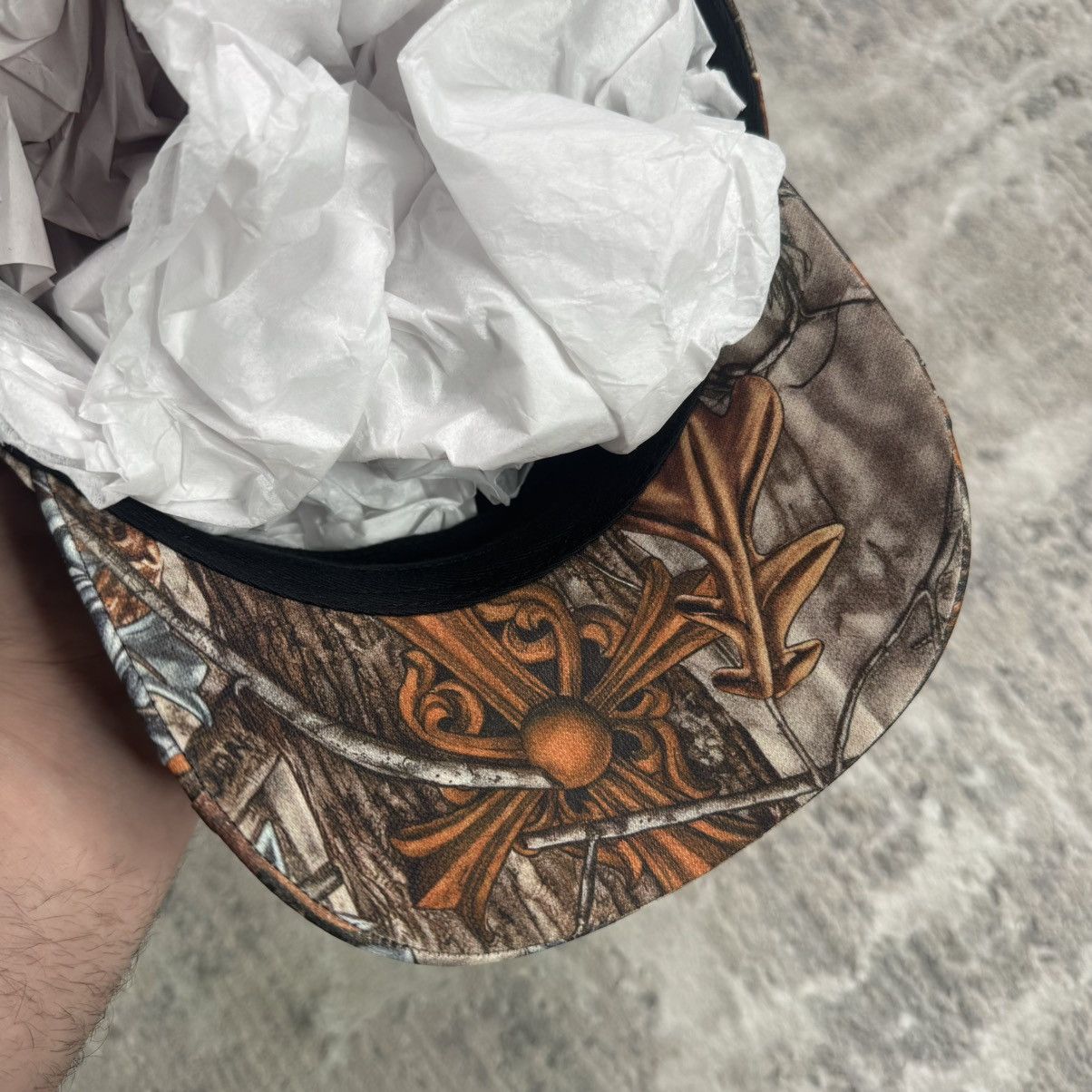 Chrome Hearts Nike Nocta drake CLB camo baseball hat Size ONE SIZE - 13 Thumbnail