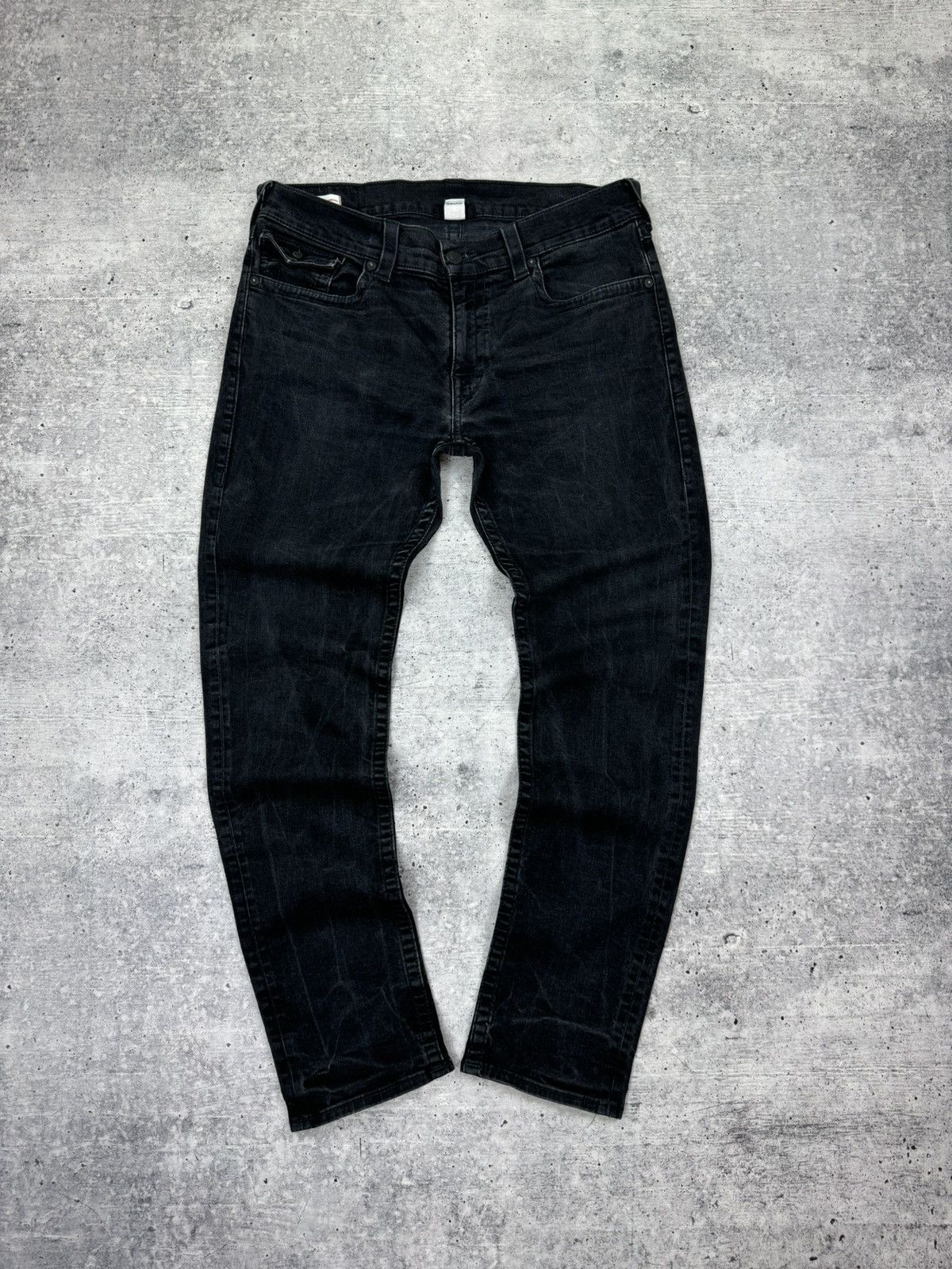 True Religion Vintage True Religion Rocco Black Stonewashed Denim Jeans 36 Size US 36 / EU 52 - 2 Thumbnail