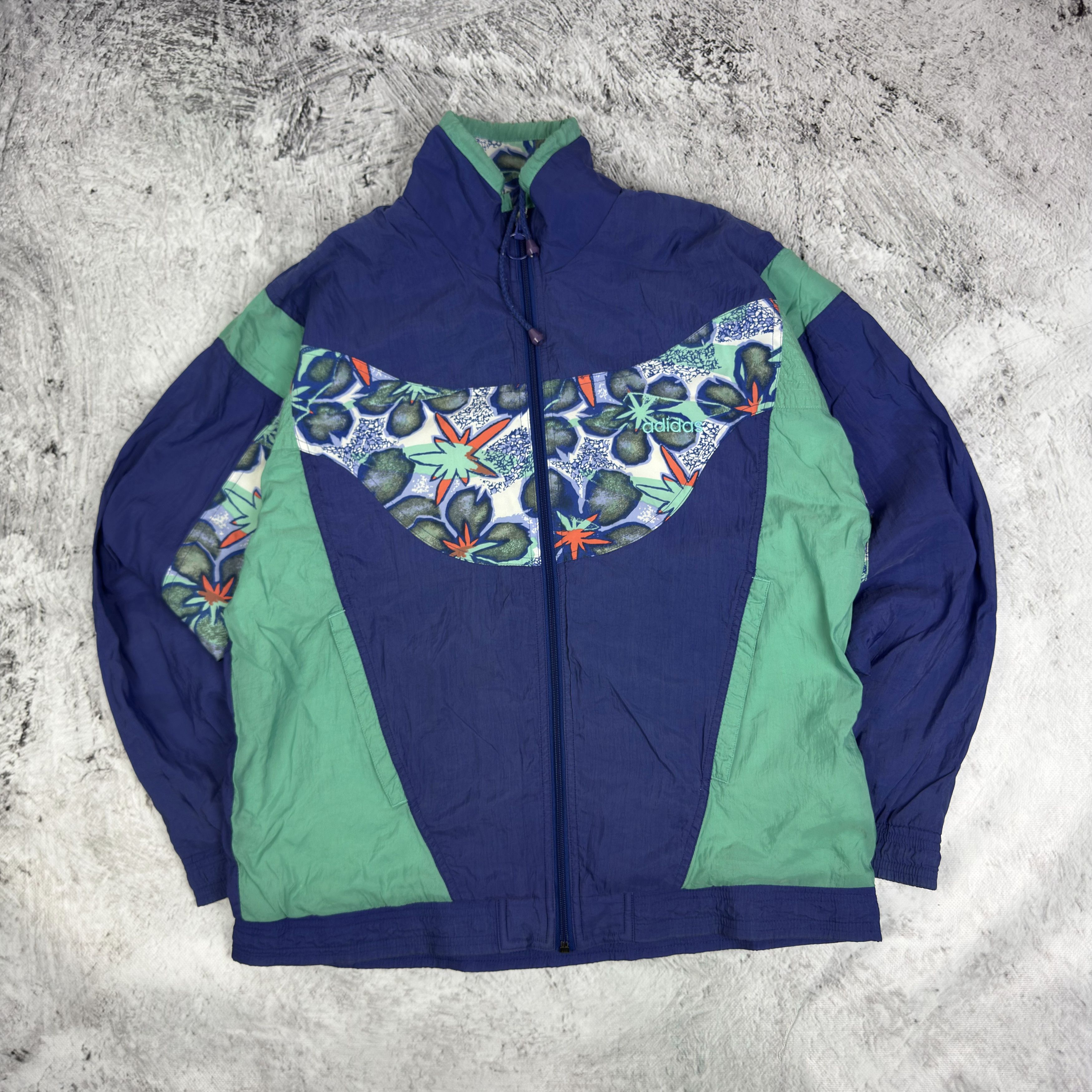 Adidas Adidas Men's Blue Full Zip Windbreaker Jacket Small Size US S / EU 44-46 / 1 - 1 Thumbnail