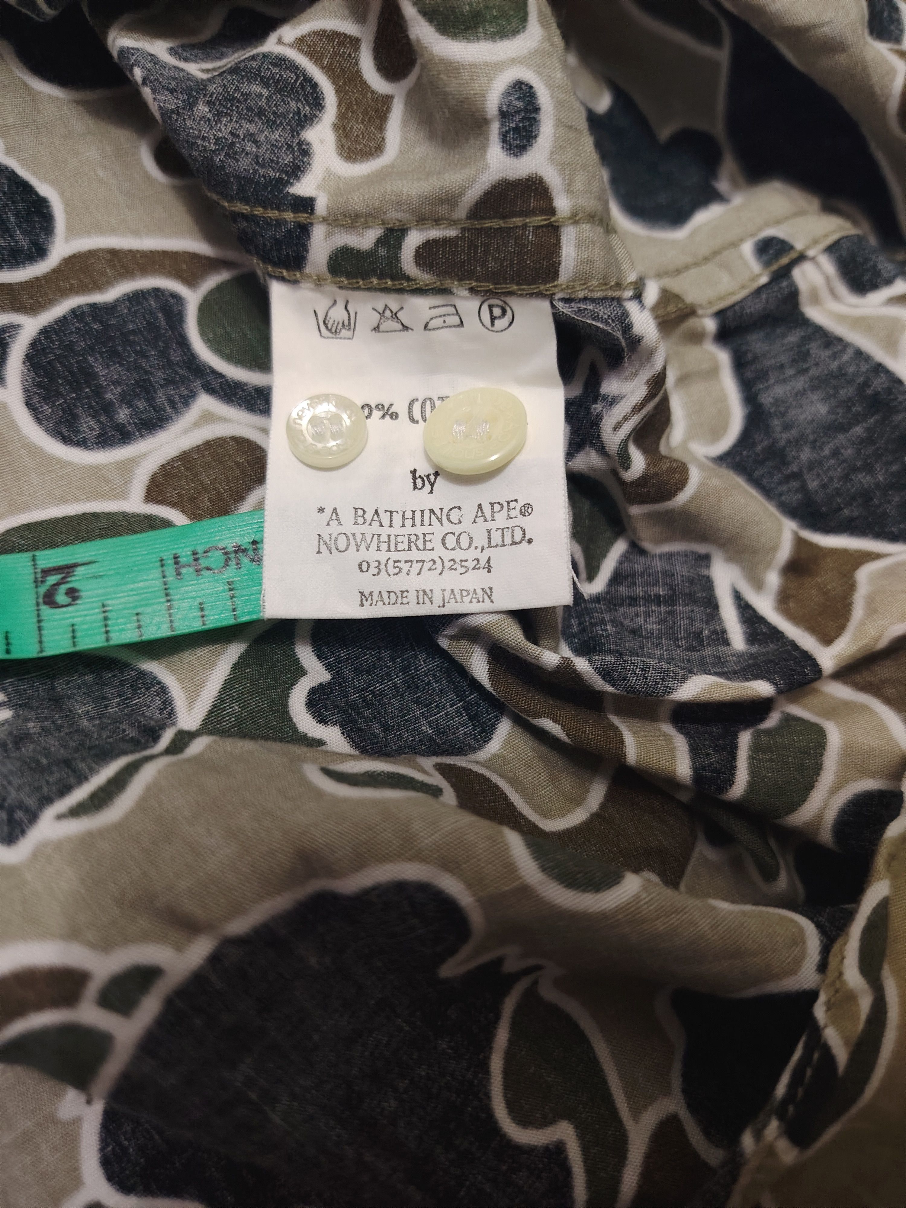Bape Camouflage A Bathing Ape Bape Shirt Button up Size US L / EU 52-54 / 3 - 10 Thumbnail