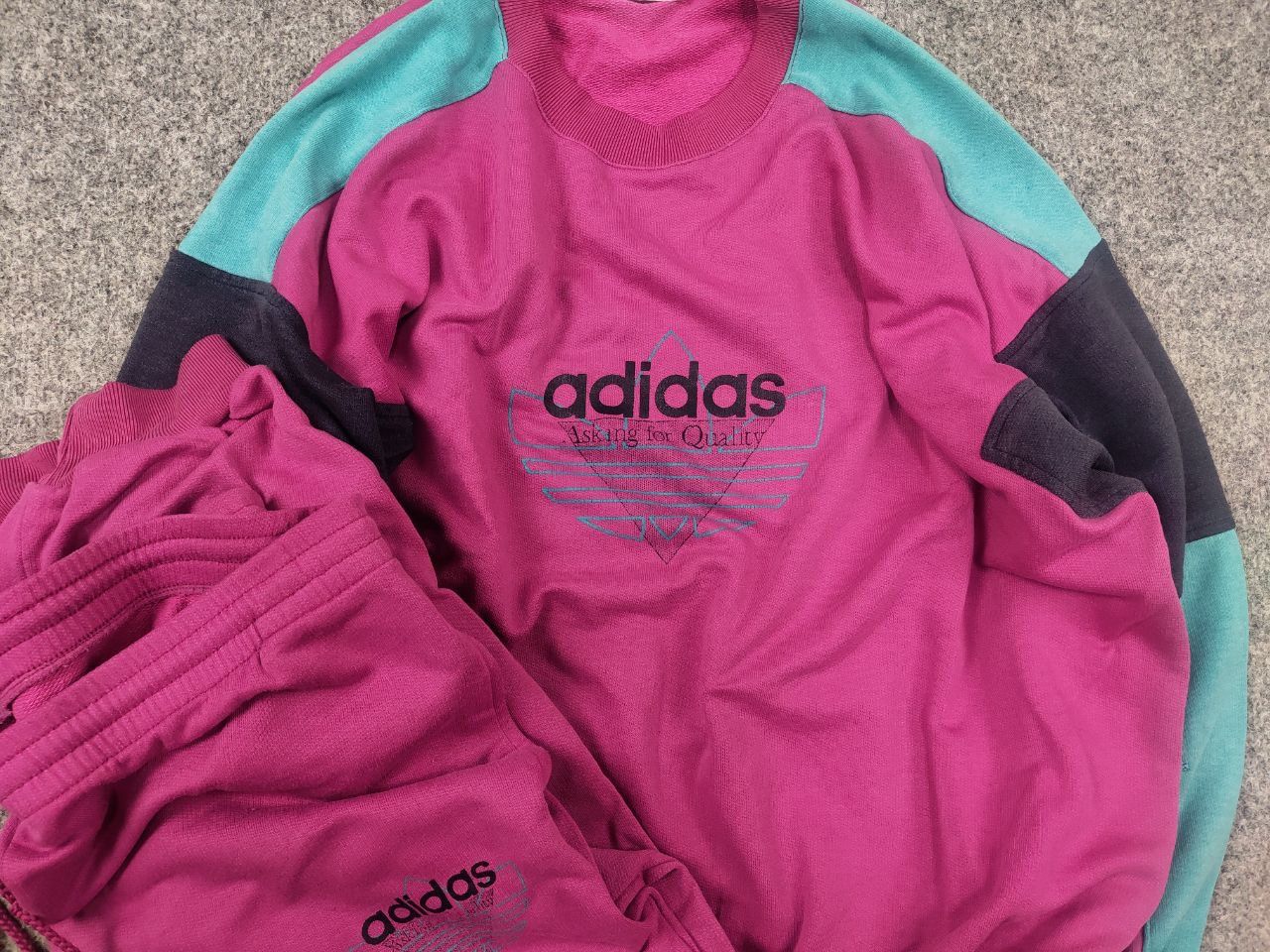 Adidas Vintage 90's Adidas Originals Tracksuit Sweatshirt Pants Size US M / EU 48-50 / 2 - 6 Thumbnail