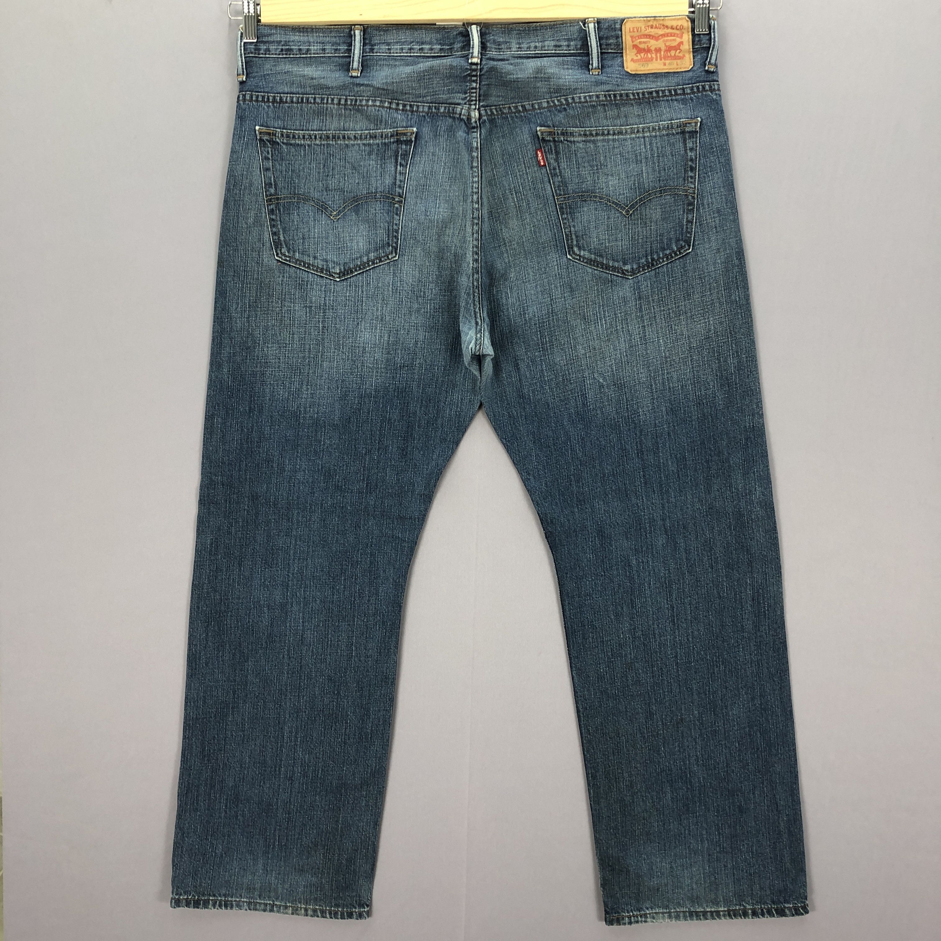 Levi's × Vintage Vintage Levis Baggy Jeans Levi's Faded Light Wash Denim Size US 44 / EU 60 - 2 Thumbnail