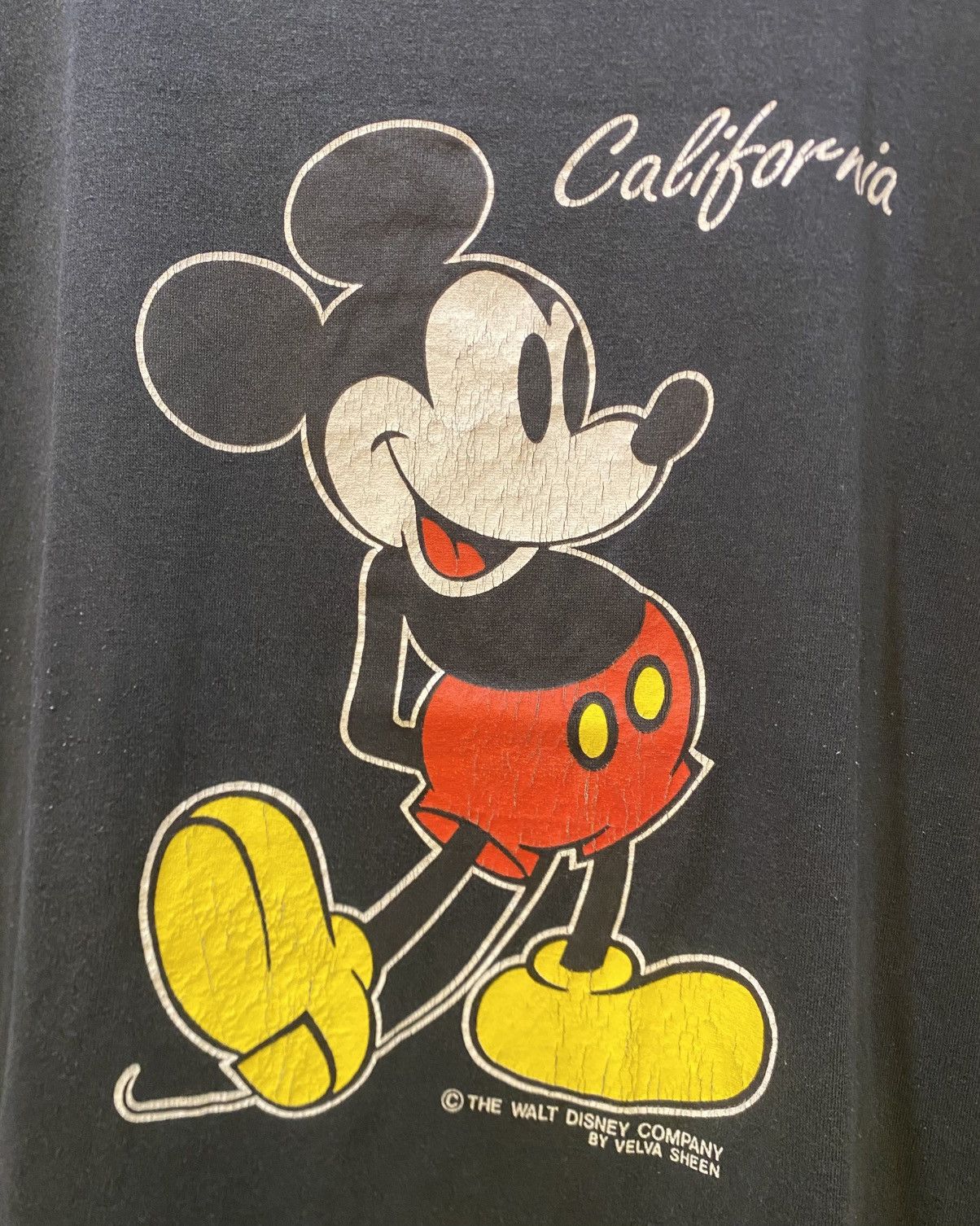 Velva Sheen VINTAGE DISNEY MICKEY CALIFORNIA TSHIRT TROPIX 80s Size US L / EU 52-54 / 3 - 2 Thumbnail