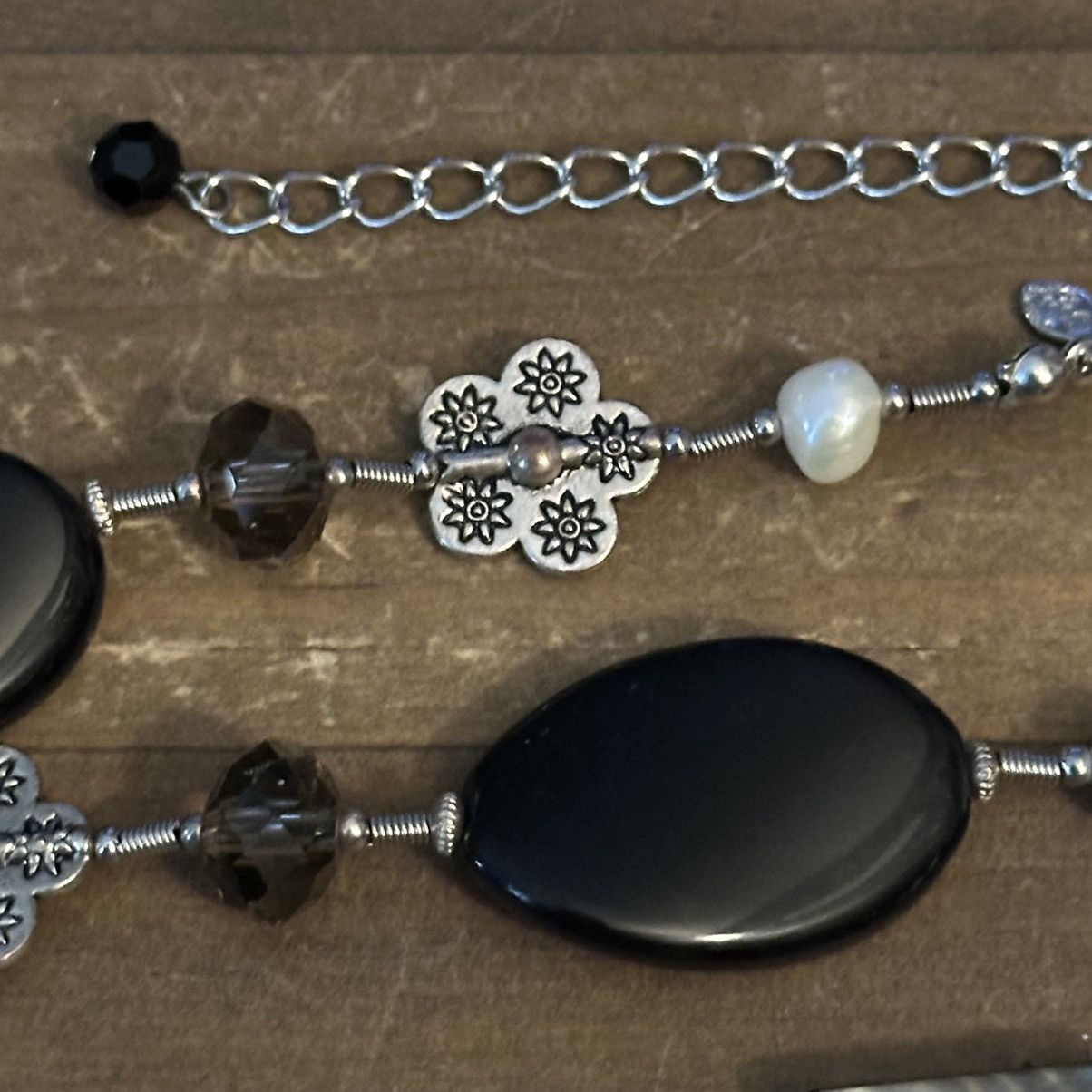 Other Premier Designs station mop, glass & pearl necklace Size ONE SIZE - 5 Thumbnail