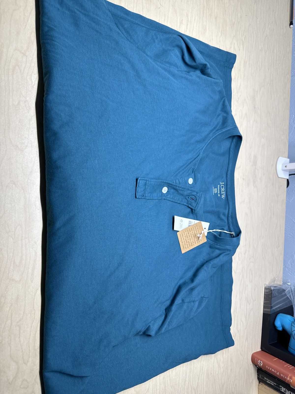 J.Crew Jcrew Broken In Longsleeve Henley Sz XXL Tall Size US XXL / EU 58 / 5 - 1 Thumbnail