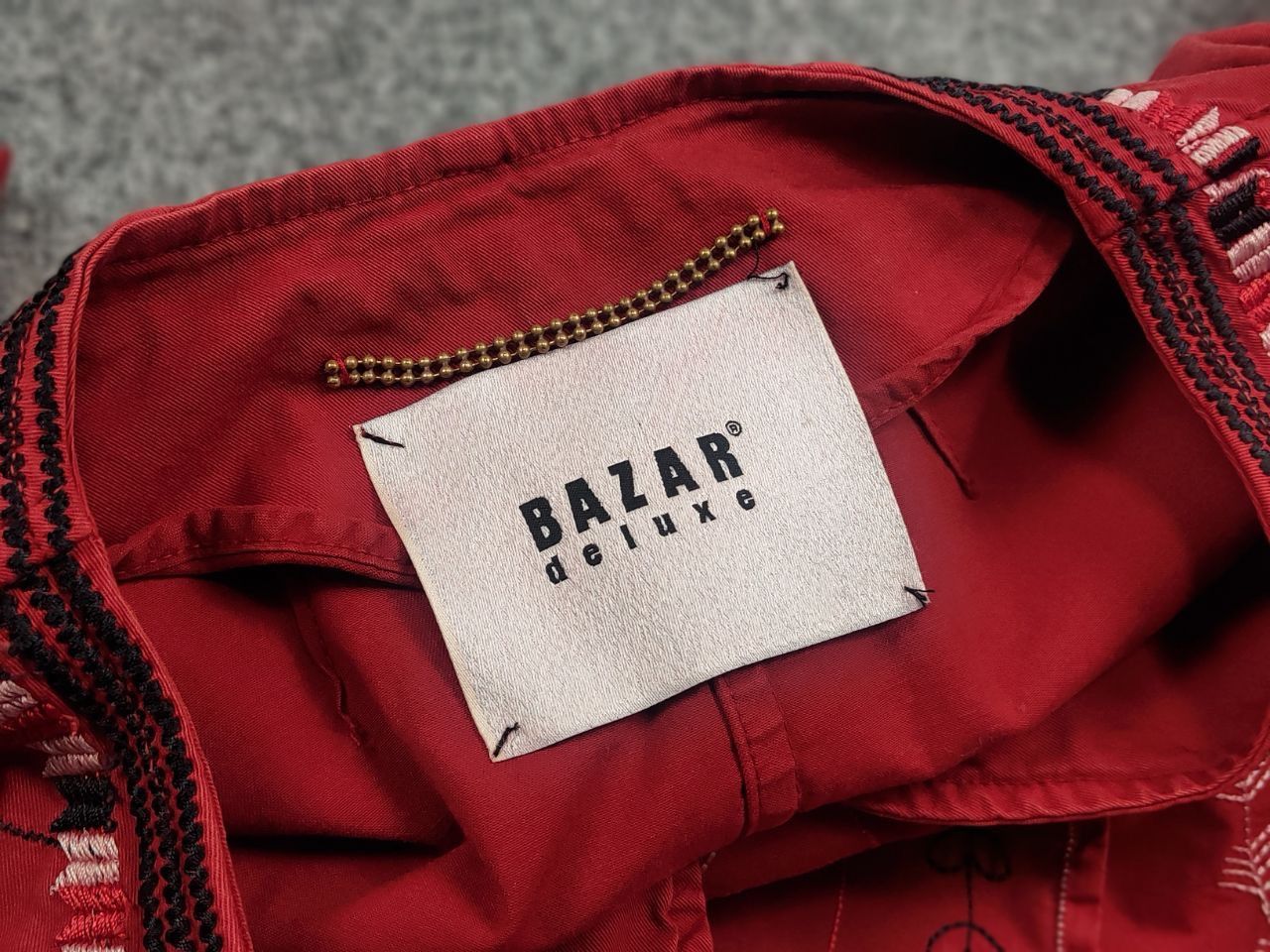 Bazar 14 Bazar Deluxe Design embroidered logo Red Light Long Jacket Size M / US 6-8 / IT 42-44 - 14 Thumbnail