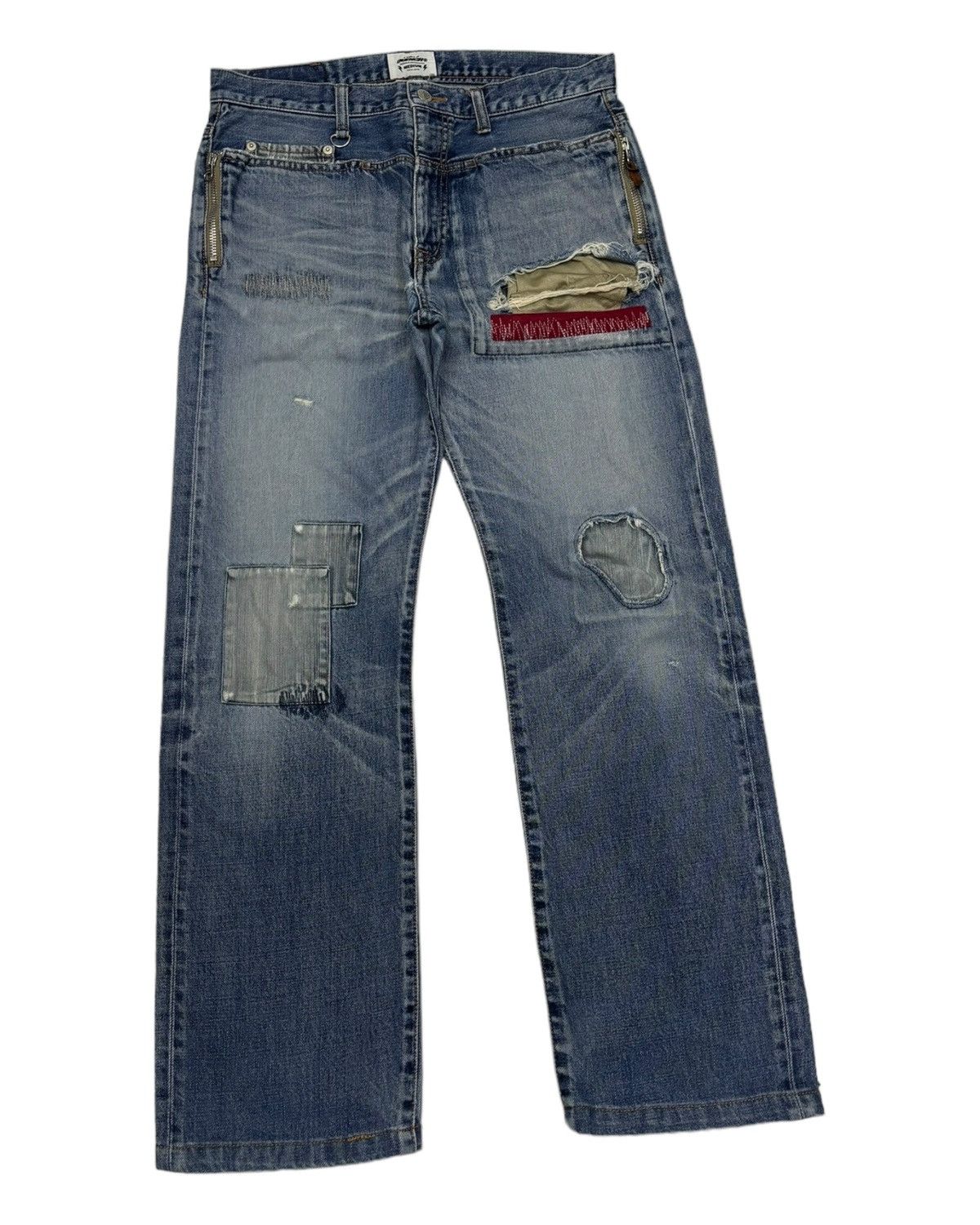 QUENCHLOUD QUENCH JAPAN TECHNICAL DISTRESS PUNK UNDERCOVER DESIGN Size US 32 / EU 48 - 3 Thumbnail
