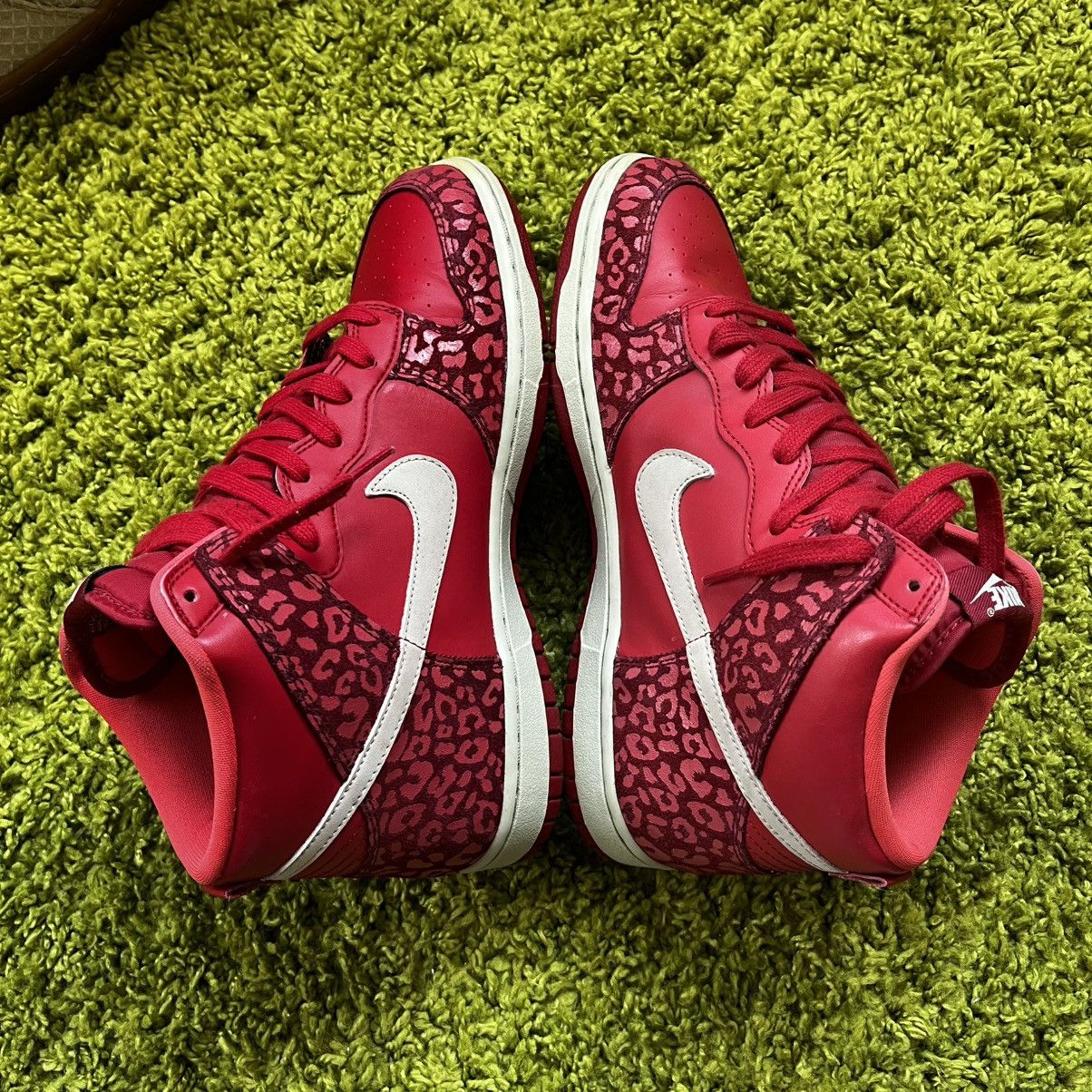 Nike Nike Dunk Red Leopard Vintage 2011 Size US 9 / EU 42 - 6 Thumbnail