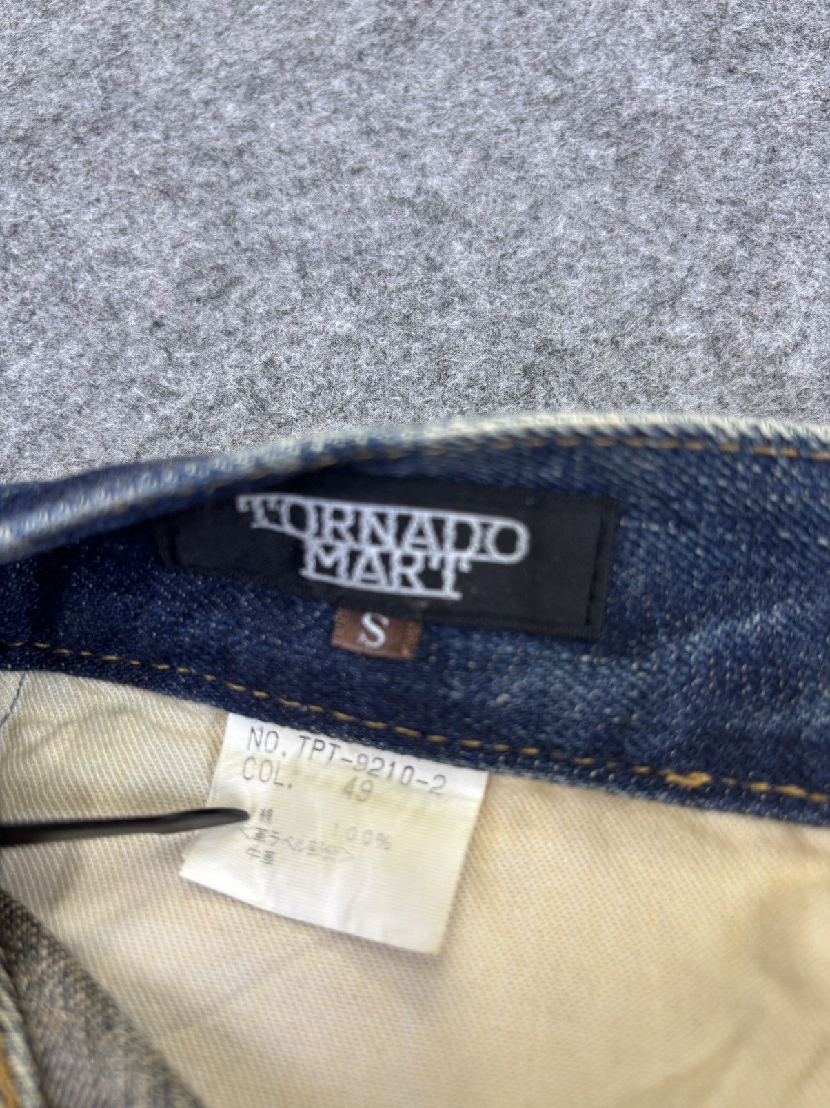 Tornado Mart 💥Archival Flare💥Rare Tornado Mart Deep Spray Denim K31 Size US 31 - 12 Thumbnail