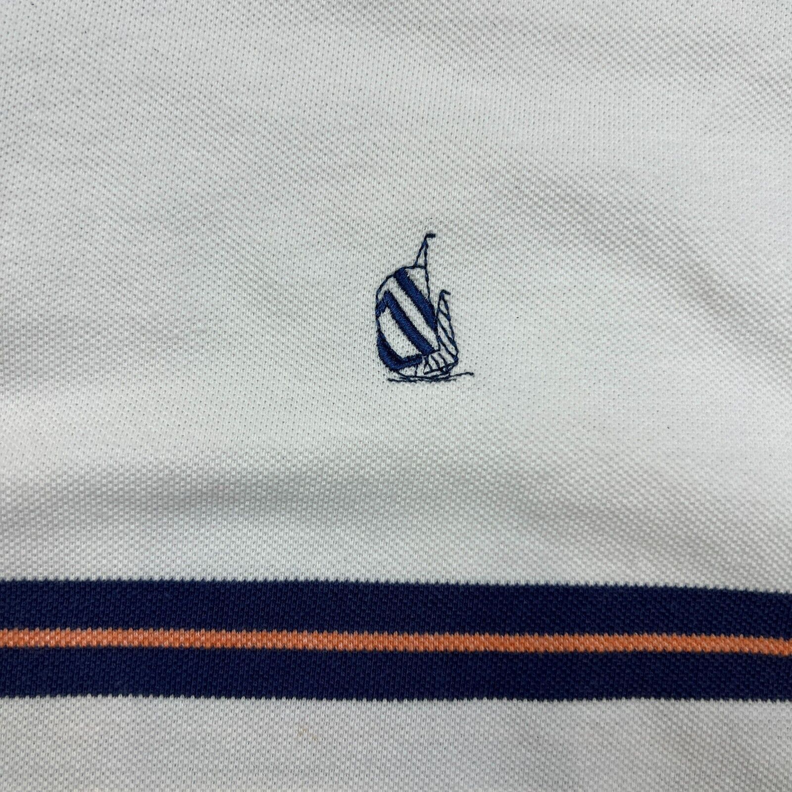 Nautica × Vintage VTG 90s Nautica Polo Shirt Medium Pony Stripe Short Sleeve Size US M / EU 48-50 / 2 - 3 Thumbnail