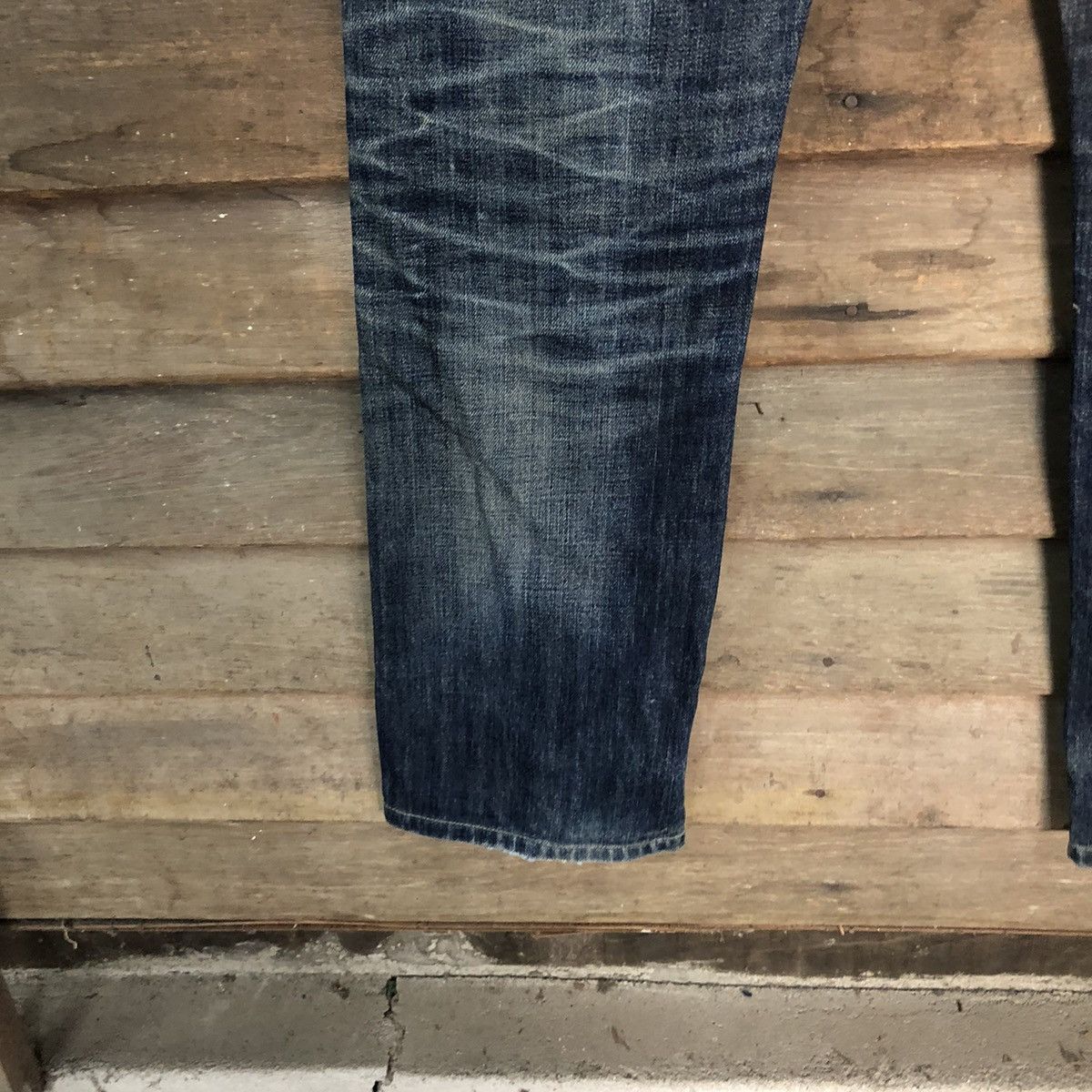 Uniqlo Uniqlo UJ faded Blue ripped distressed Denim Pants #7307 Size US 30 / EU 46 - 20 Thumbnail