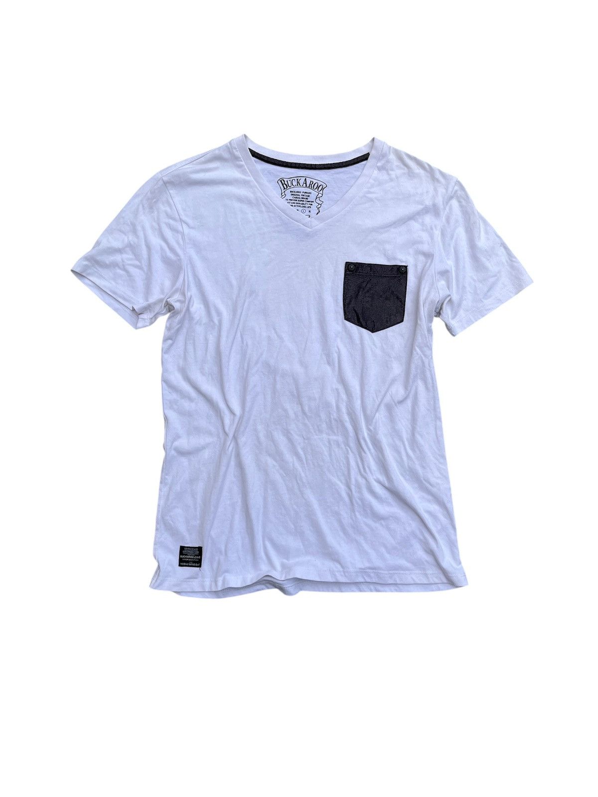 Buckaro Pocket Leater Studed Tee Punk Ch Style VKEI lgb