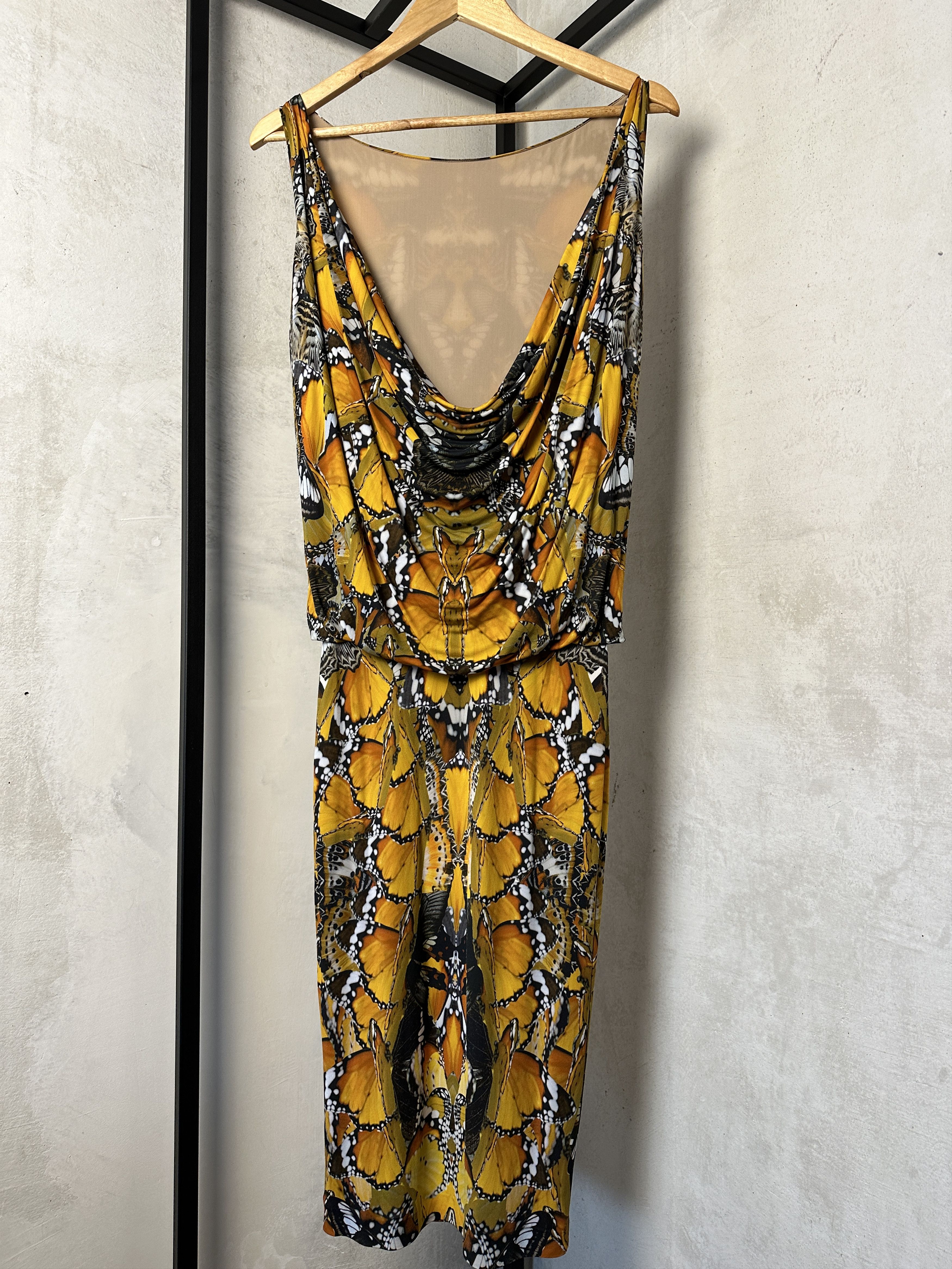 Alexander McQueen Alexander McQueen SS11 Butterfly Midi Dress Size S / US 4 / IT 40 - 9 Thumbnail