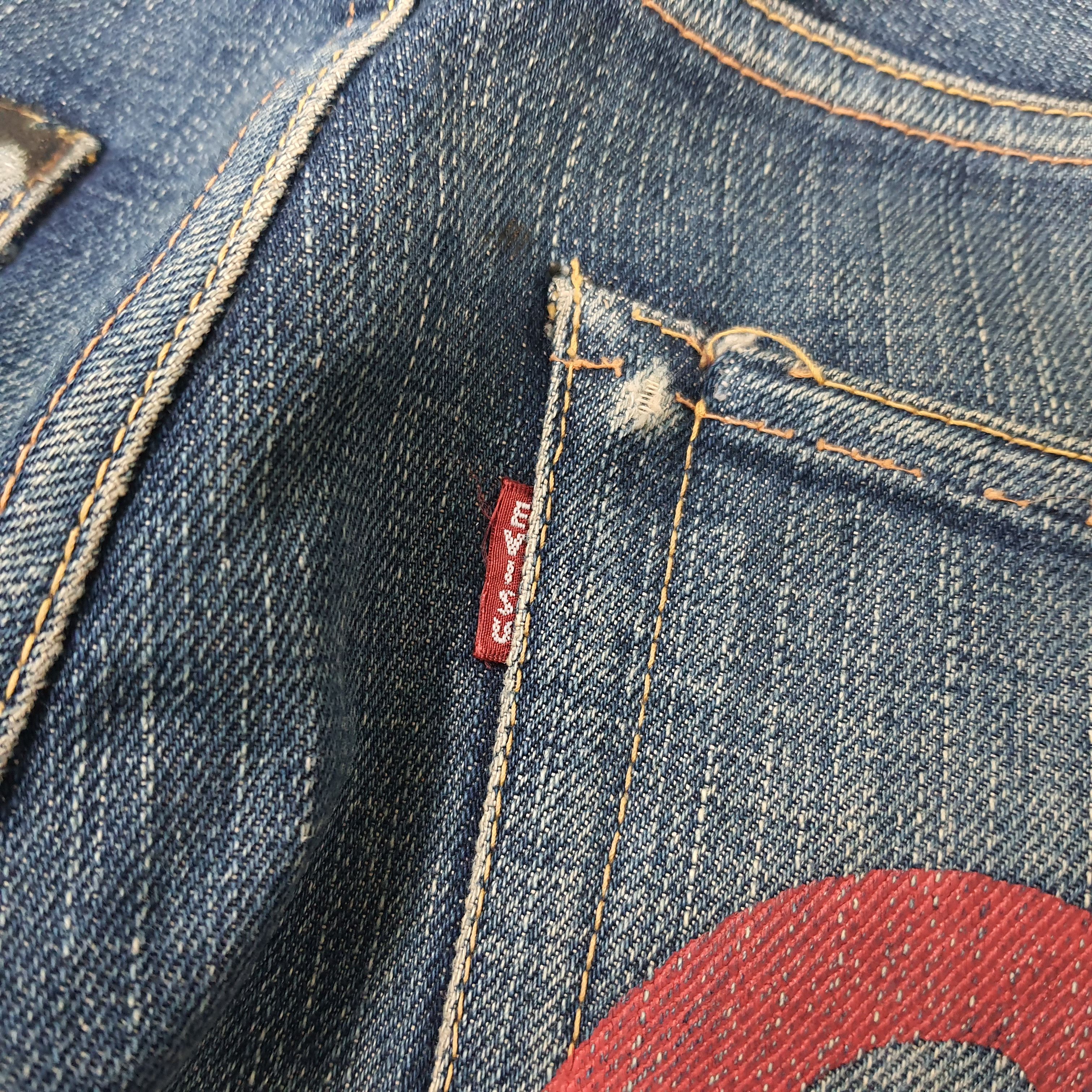 Evisu Vintage Evisu Japan Denim Custom Red Daicock Jeans C297N24 Size US 34 / EU 50 - 3 Thumbnail