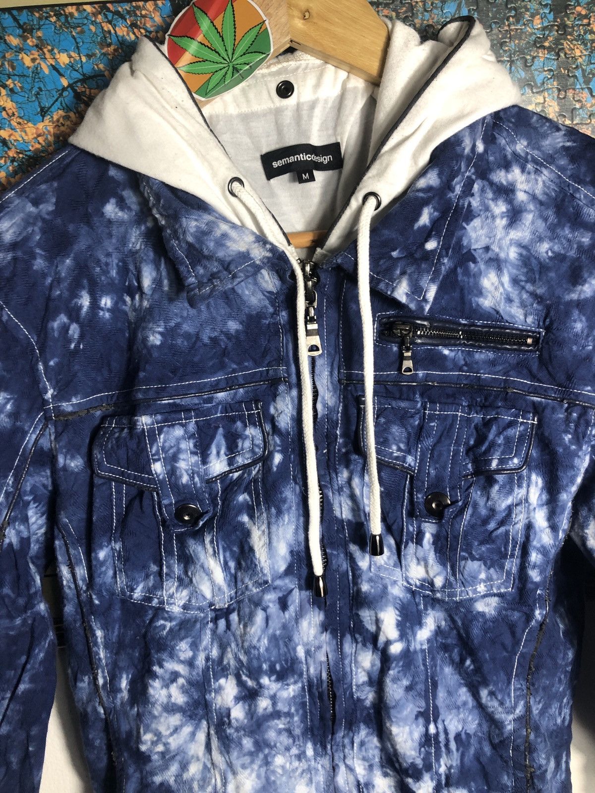 Hysteric Glamour × If Six Was Nine × semanticdesign Semantic Design Double Layer hoodie tie dye style Size US M / EU 48-50 / 2 - 5 Thumbnail