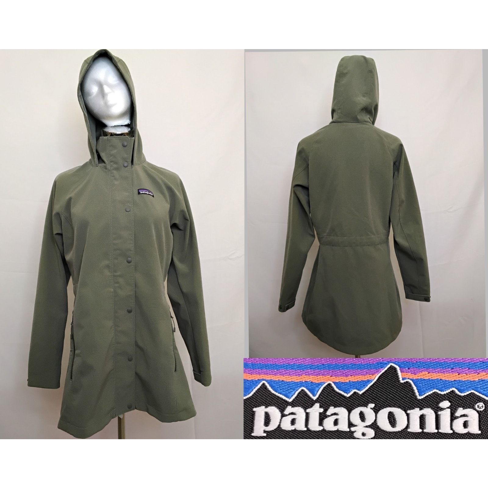 Patagonia Patagonia Adze Parka Women's S Green Hooded Unlined Size S / US 4 / IT 40 - 1 Thumbnail