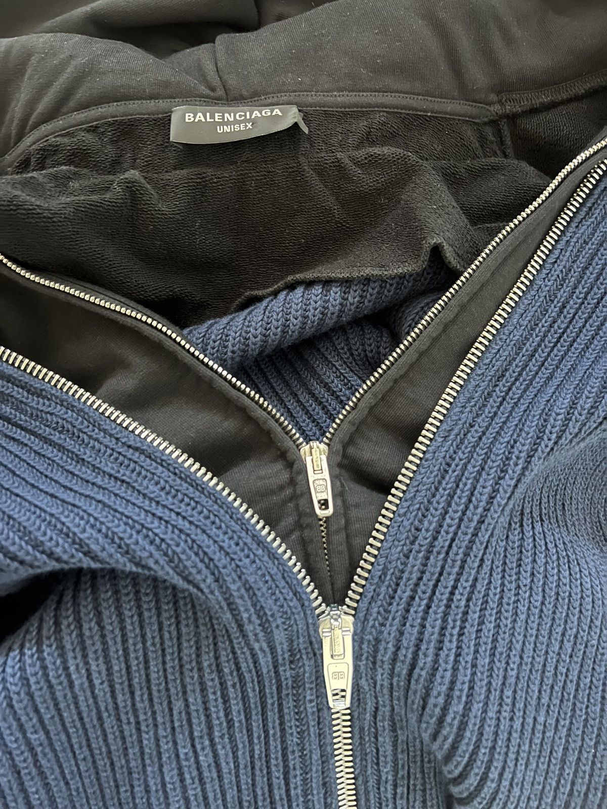 Balenciaga Balenciaga Unity Layered Hoodie Size US S / EU 44-46 / 1 - 9 Thumbnail