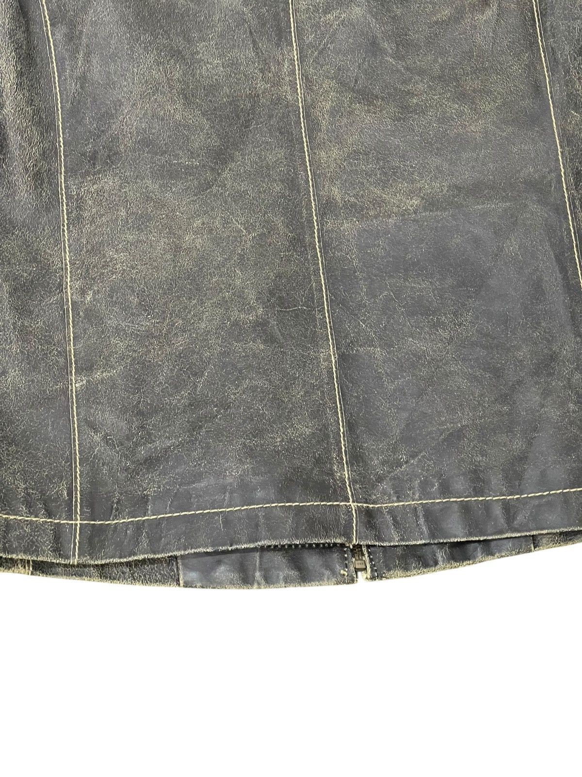 Japanese Brand Blistered Leather Jacket Admix Japan Cowhide Slim 7🟩0 Size US M / EU 48-50 / 2 - 17 Thumbnail