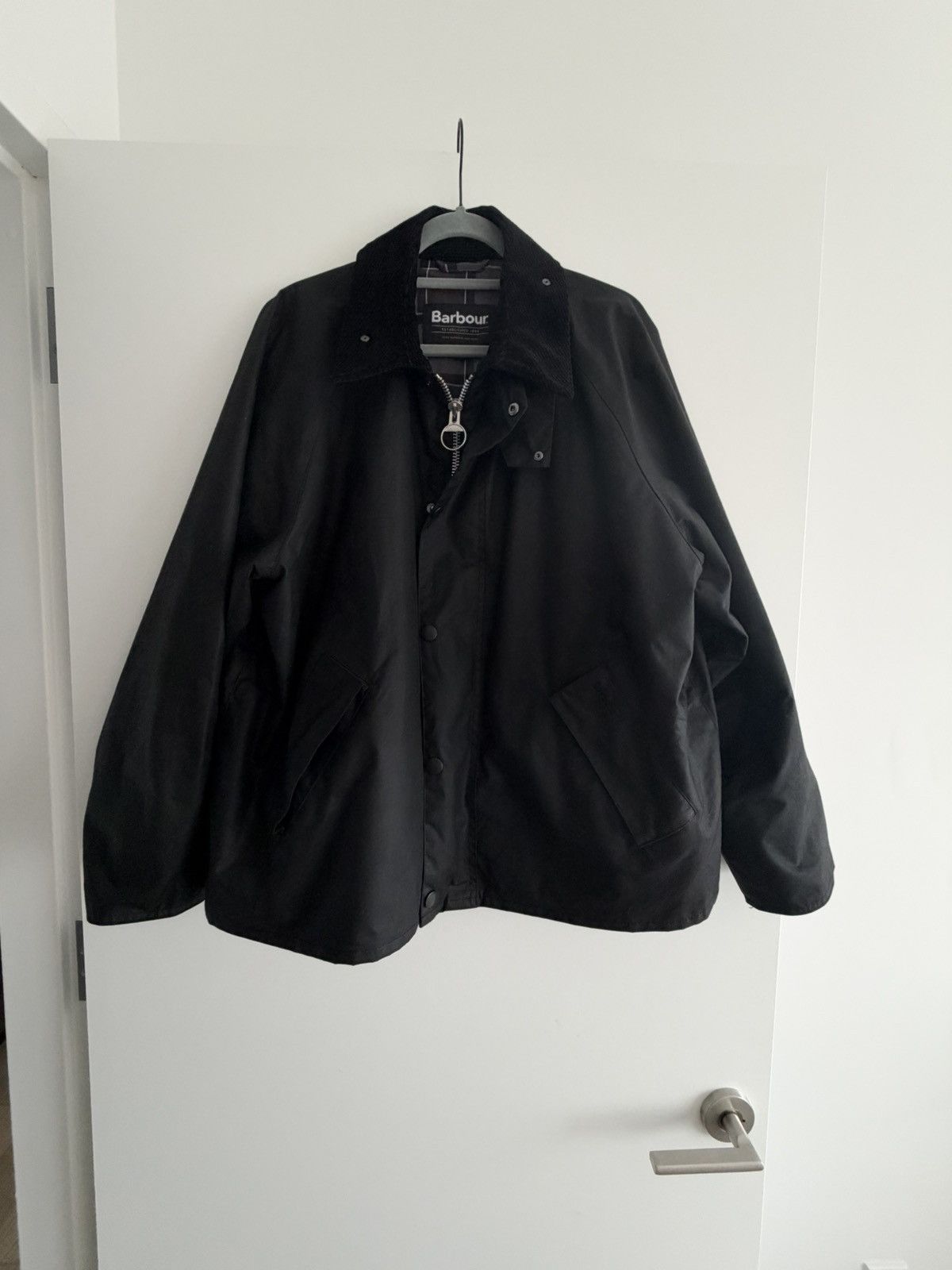 22AW Barbour OS WAX BURGHLEY 42 セージ Barbour Barbour OS Transport Wax Jacket Black Size 42 | Grailed