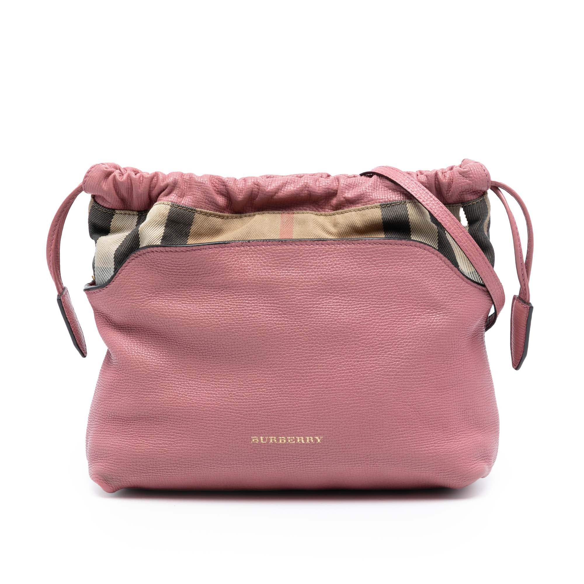 House Check Canvas and Calfskin Little Crush Crossbody
