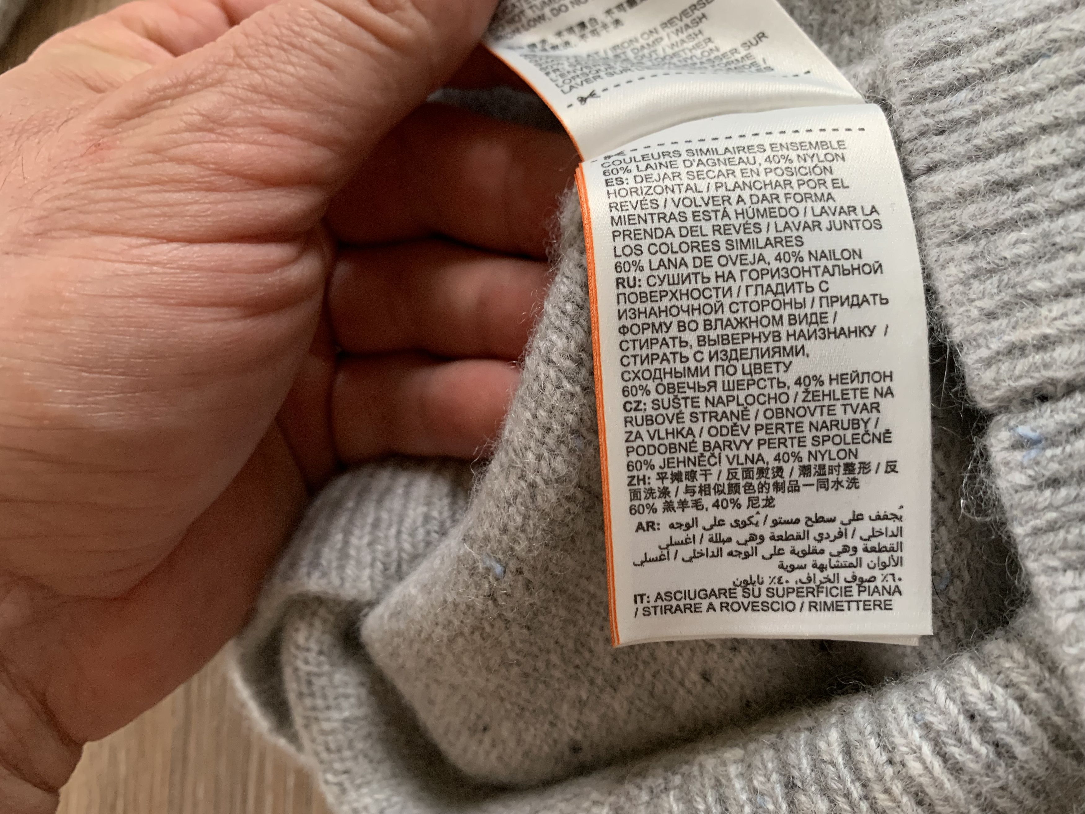 Japanese Brand × Superdry Superdry Grey Wool Sweater Size US XS / EU 42 / 0 - 8 Thumbnail