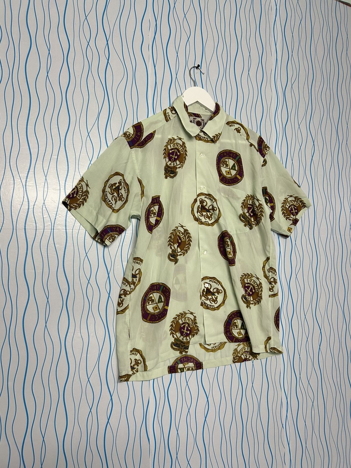 Japanese Brand × Vintage MONDI UOMO YATCH SHIRT BUTTON UPS Size US S / EU 44-46 / 1 - 3 Thumbnail
