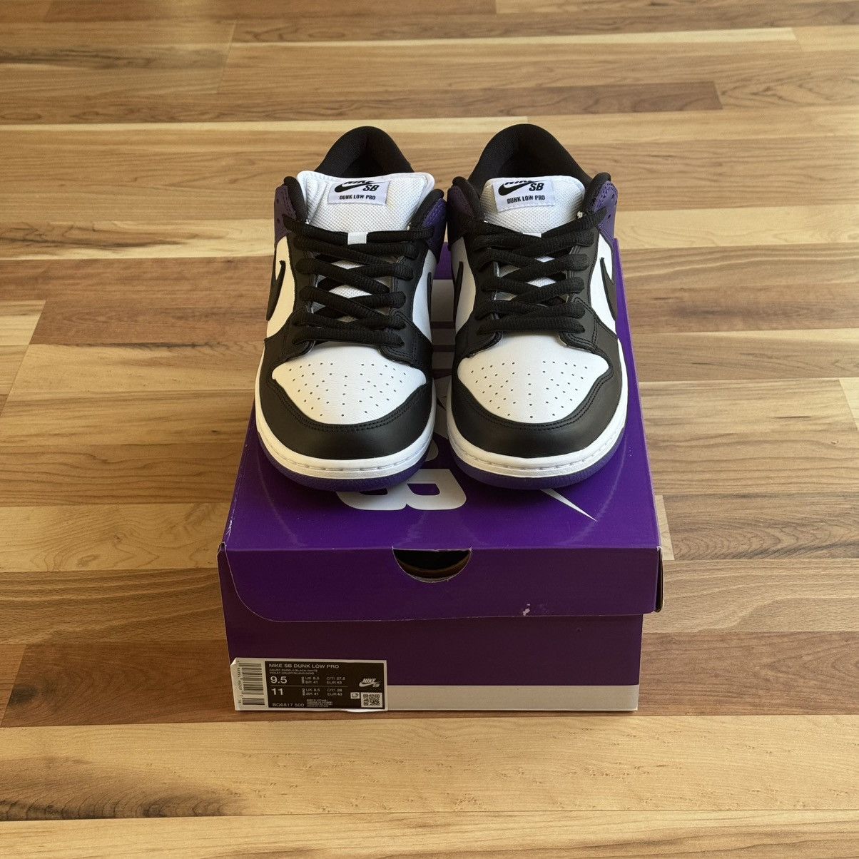Nike SB Nike SB Dunk Low Pro Court Purple 9.5 NEW Size US 9.5 / EU 42-43 - 2 Thumbnail