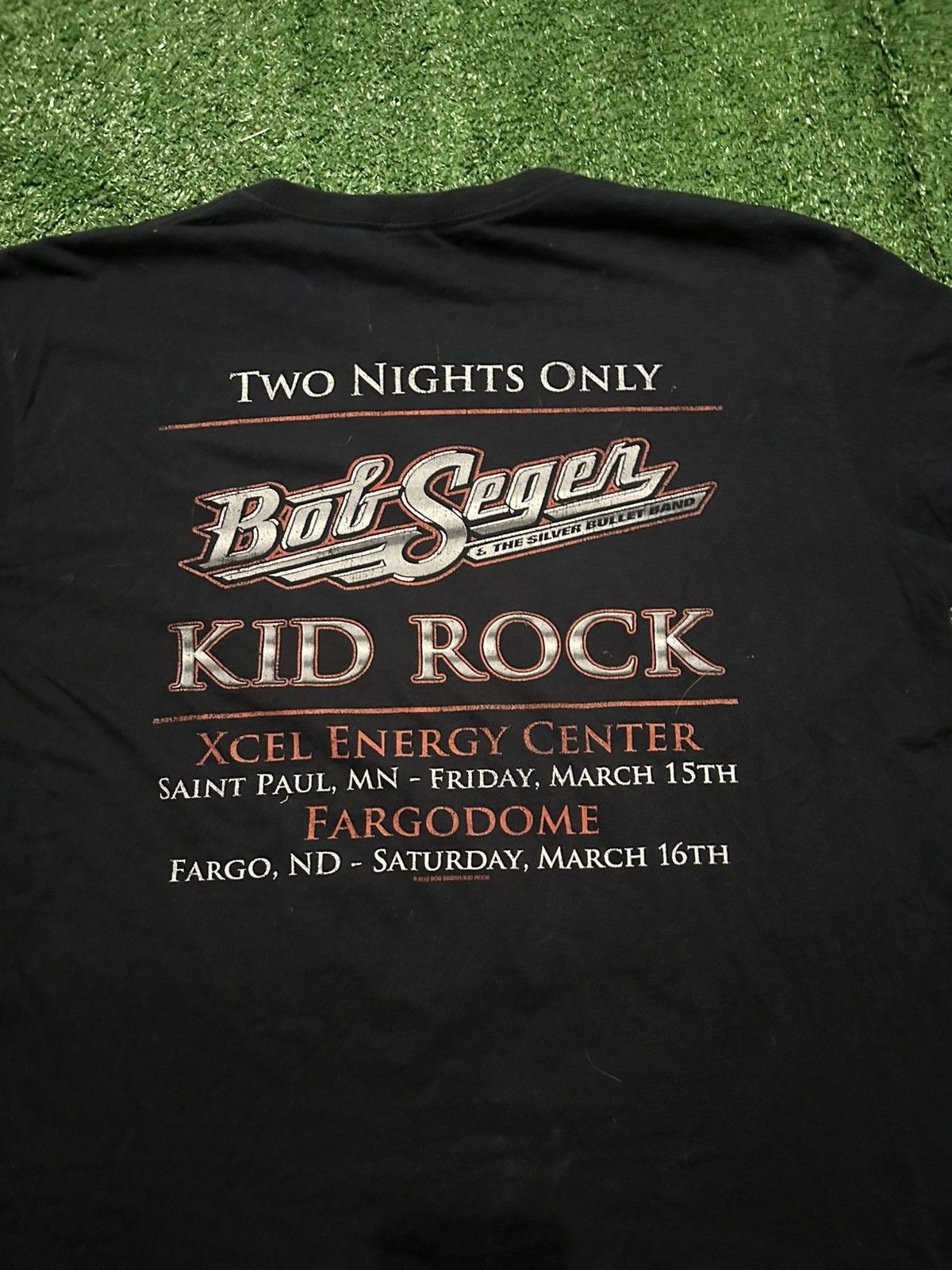 Band Tees 2013 Kid Rock & Bob Seger Tour Band Tee Shirt Size XL Size US XL / EU 56 / 4 - 5 Thumbnail