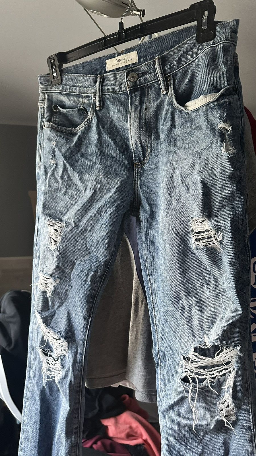 Gap 31” distressed Gap denim Size US 31 - 1 Thumbnail