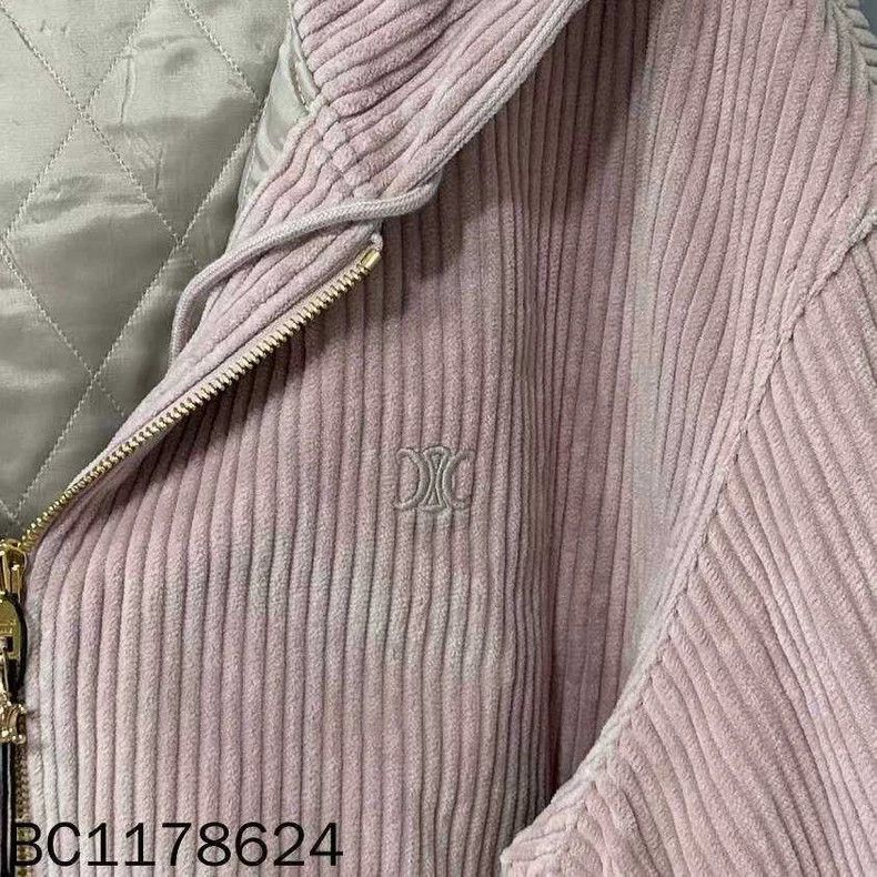 Celine Pink Corduroy Jacket by Celine Size US M / EU 48-50 / 2 - 4 Thumbnail