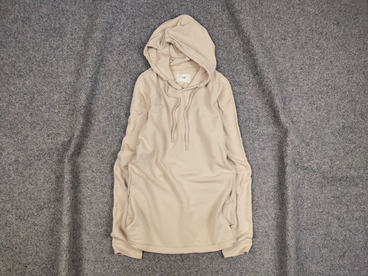 Folk Folk Design Cotton Beige Light Hoodie Size US XL / EU 56 / 4 - 1 Thumbnail